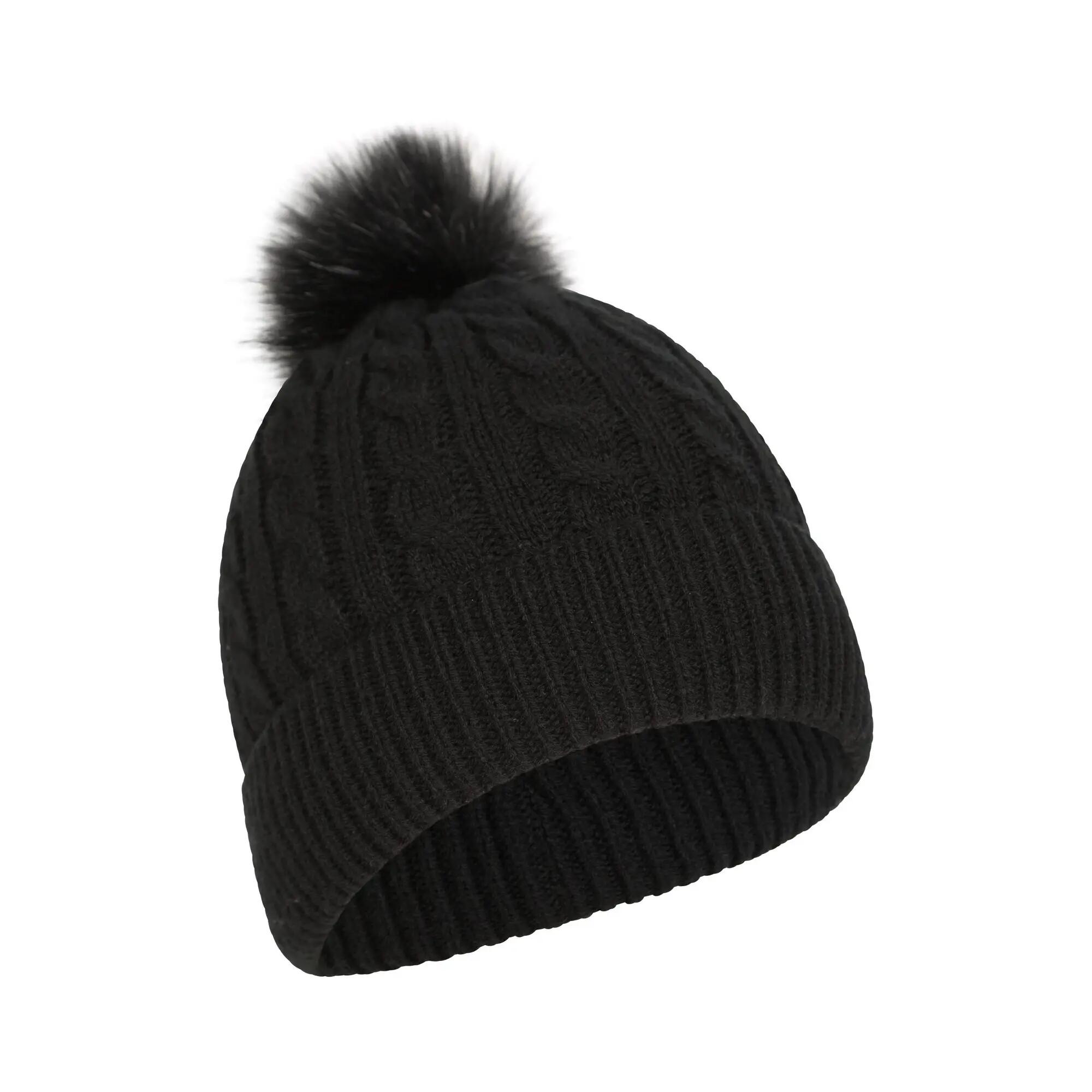 Berretto Pom Pom Donna Mountain Warehouse Nero 5/5