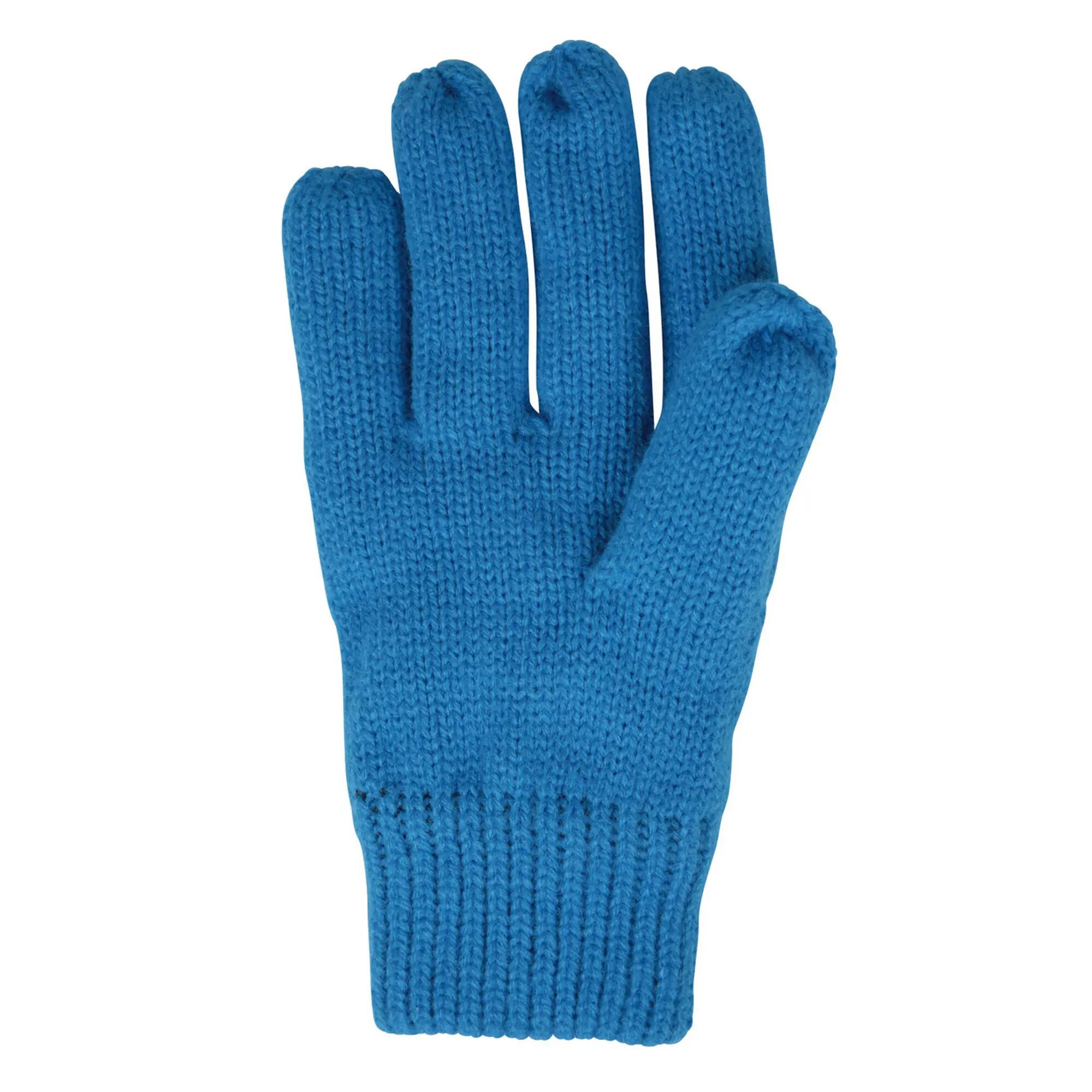 Childrens/Kids Thinsulate Fleece Beanie & Gloves Set (Bright Blue) 6/6