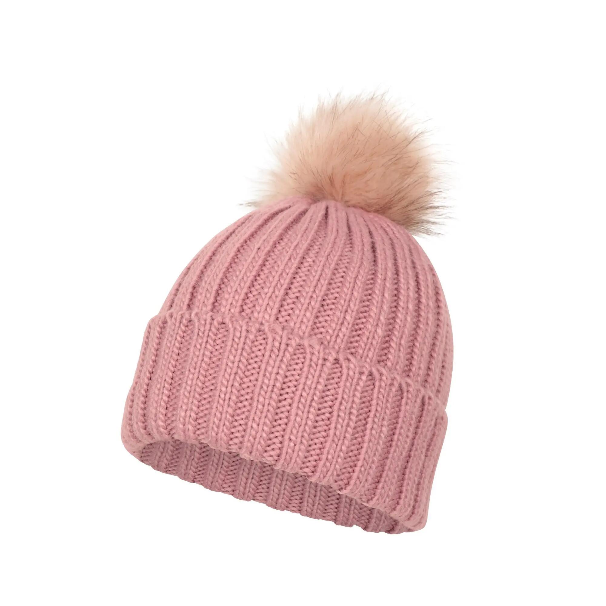 Cappello A Cuffia Foderato Di Borg Donna Mountain Warehouse Geneva Rosa Palido 5/6