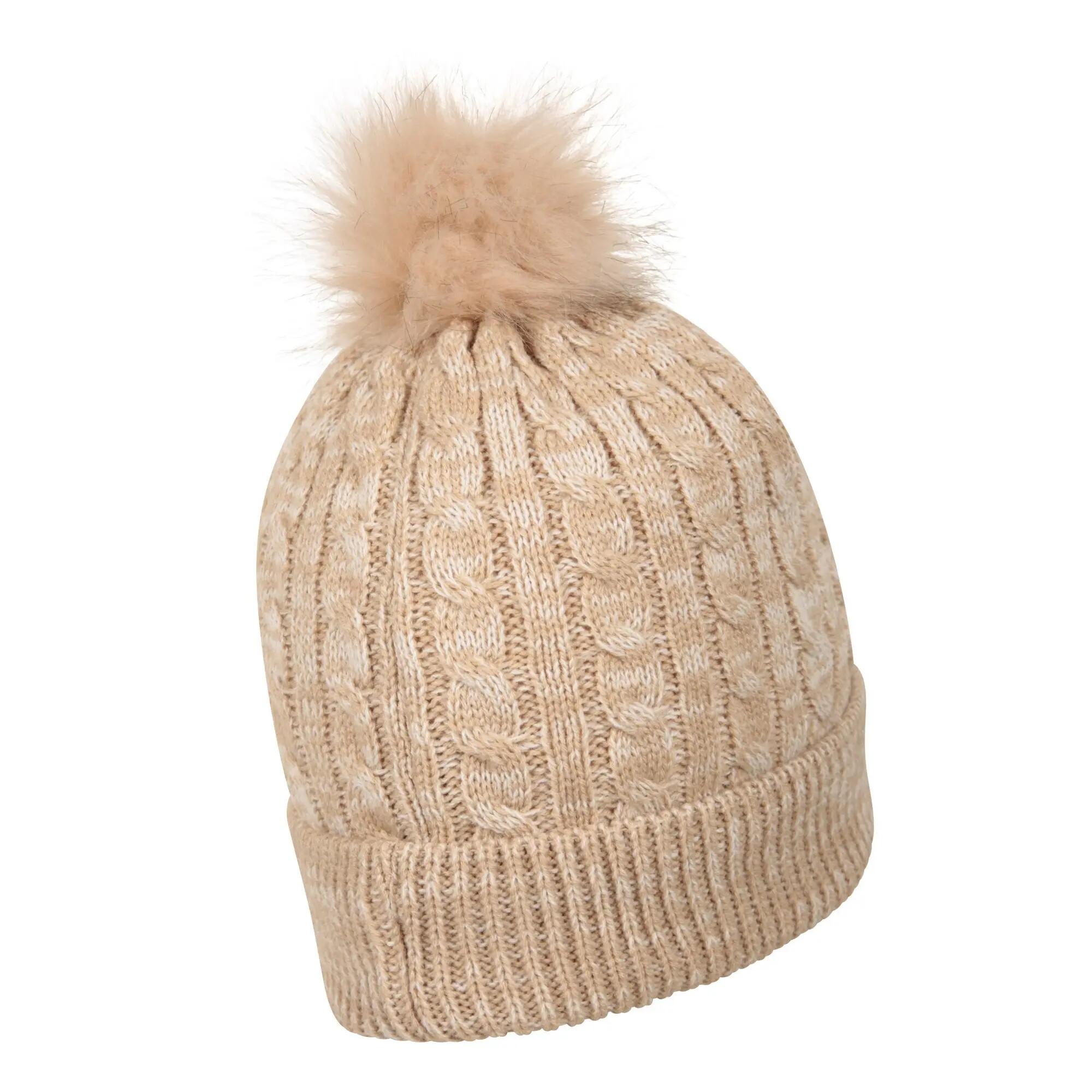 Berretto Pom Pom Donna Mountain Warehouse Beige 5/6