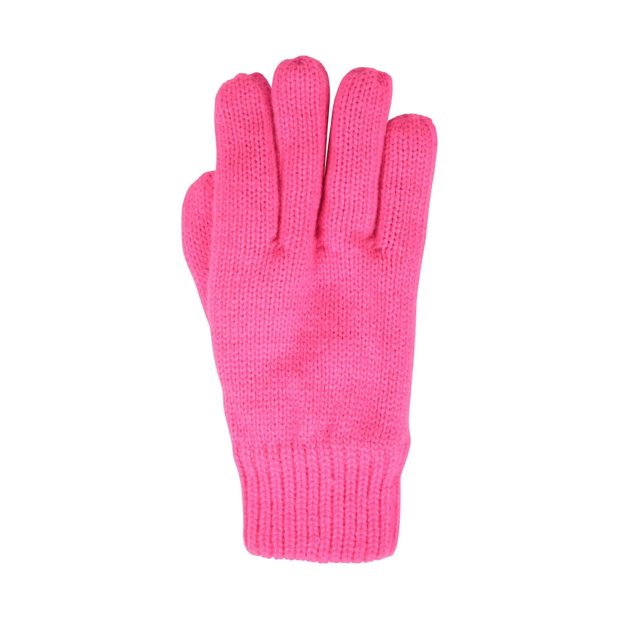 Ensemble Bonnet Et Gants Enfant (Rose Vif) 5/6