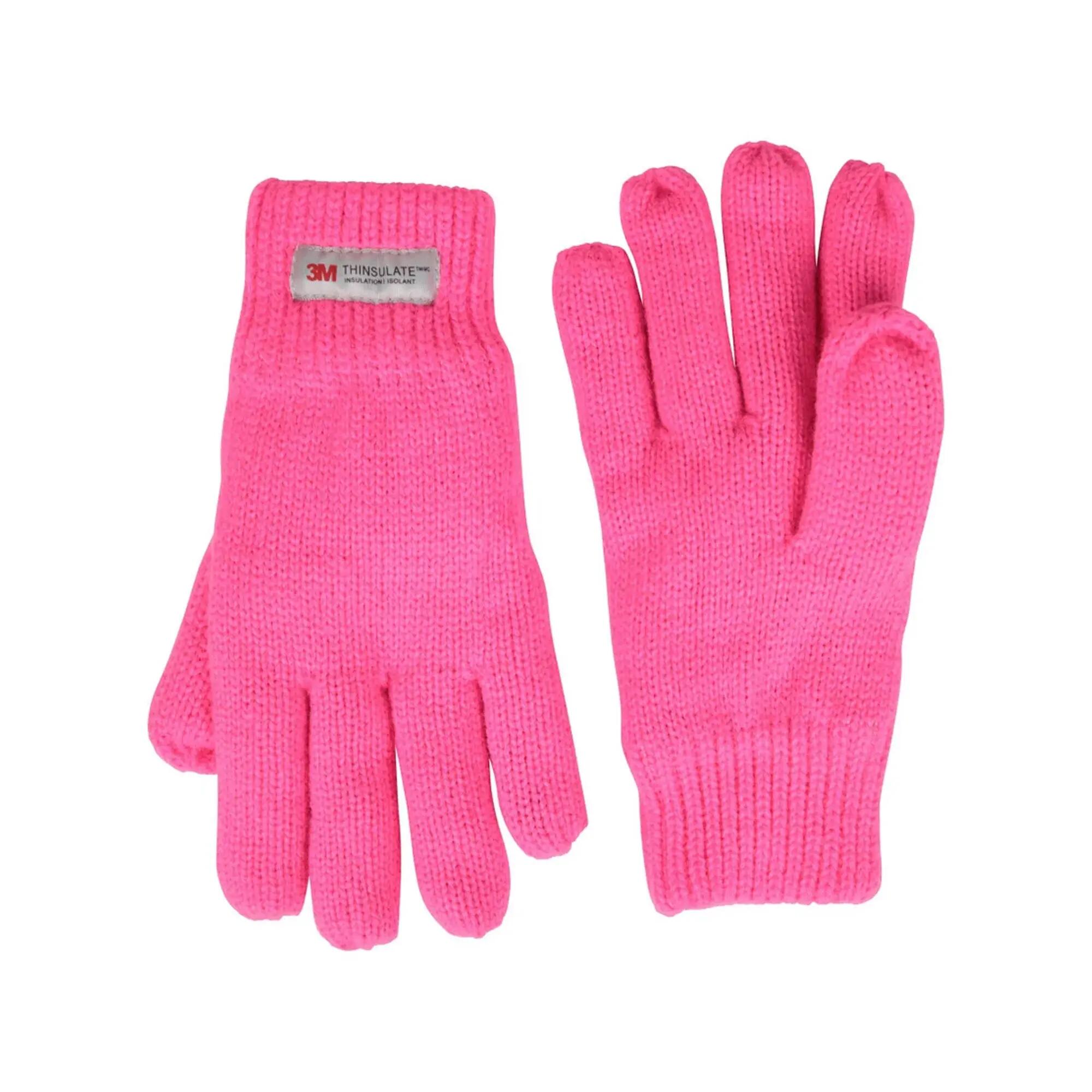 Ensemble Bonnet Et Gants Enfant (Rose Vif) 4/6
