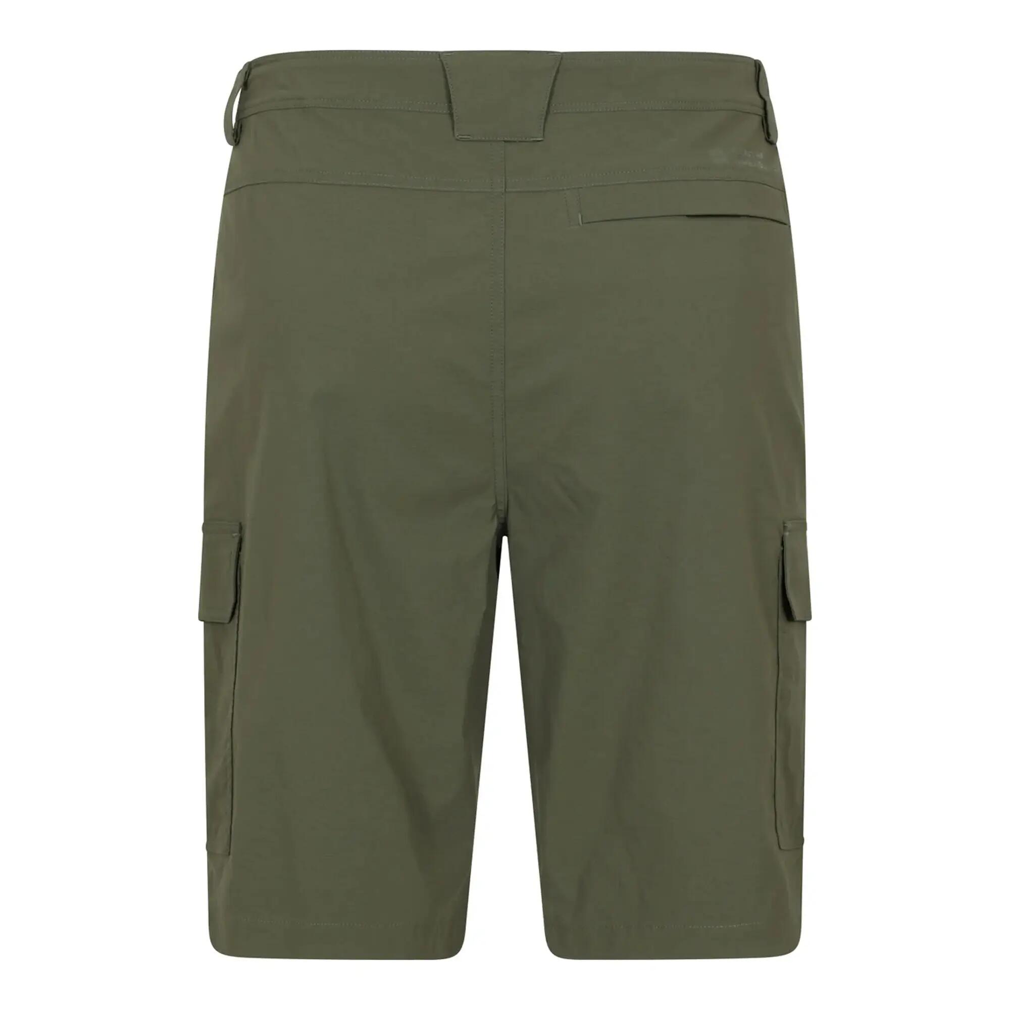 Short Extensible À Poches DELTA Homme (Vert Kaki) 2/3
