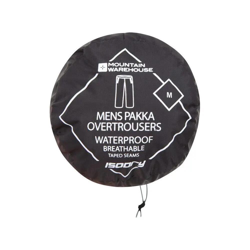 SopraPantaloni Impermeabile Uomo Mountain Warehouse Pakka Nero 6/6