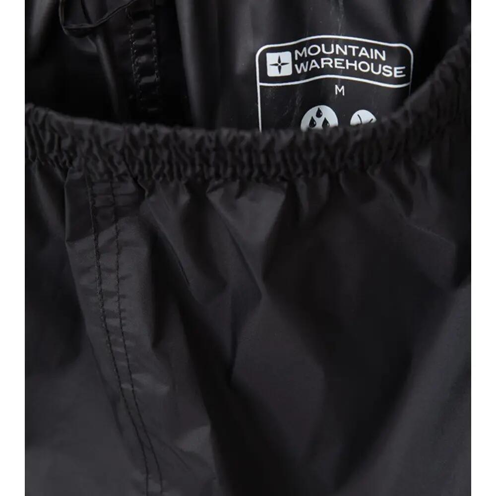 SopraPantaloni Impermeabile Uomo Mountain Warehouse Pakka Nero 5/6