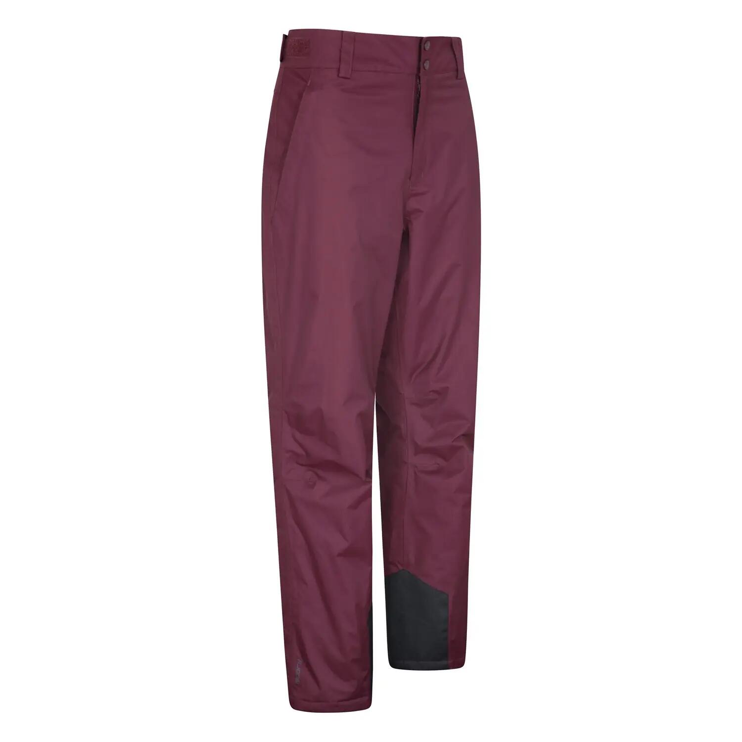 Uomo Pantaloni Da Sci Mountain Warehouse Gravity Borgogna 6/6