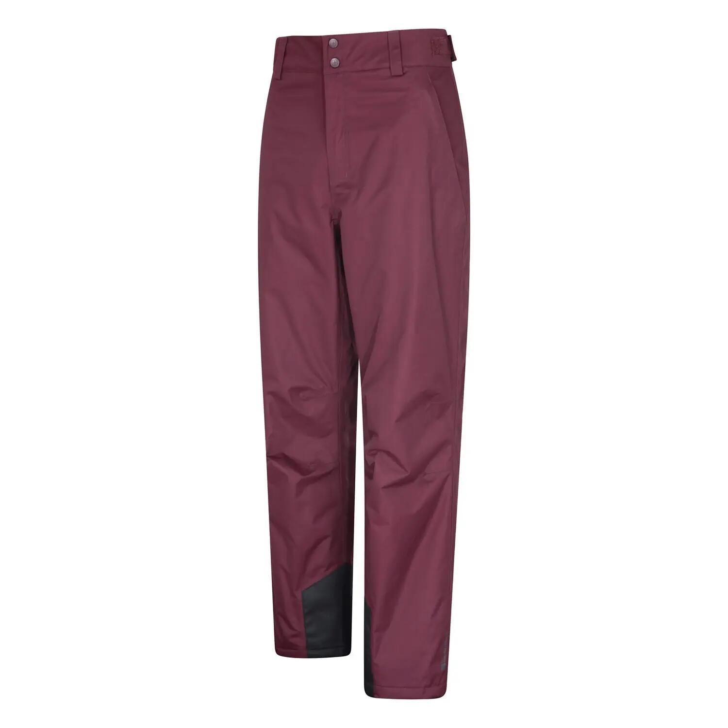 Uomo Pantaloni Da Sci Mountain Warehouse Gravity Borgogna 5/6