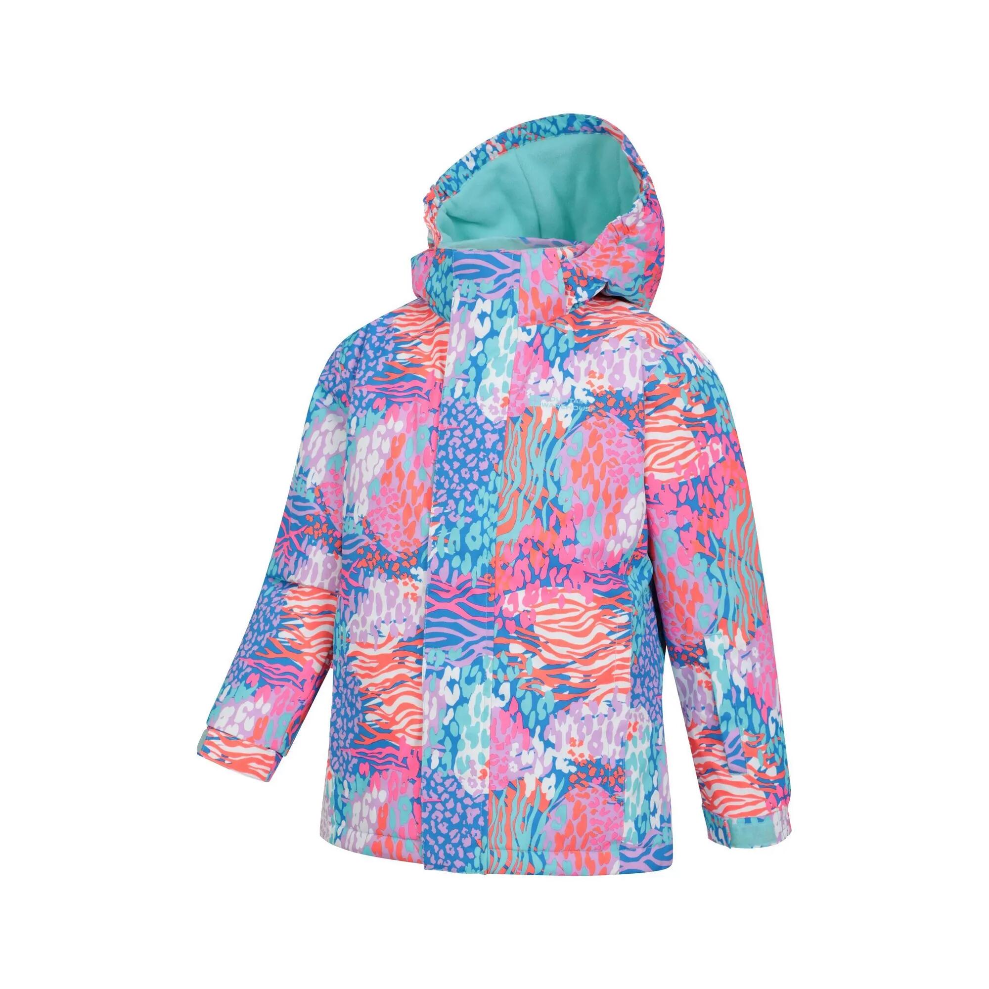 Bambini Stampato Giacca E Pantaloni Da Sci Mountain Warehouse Rosa 6/6