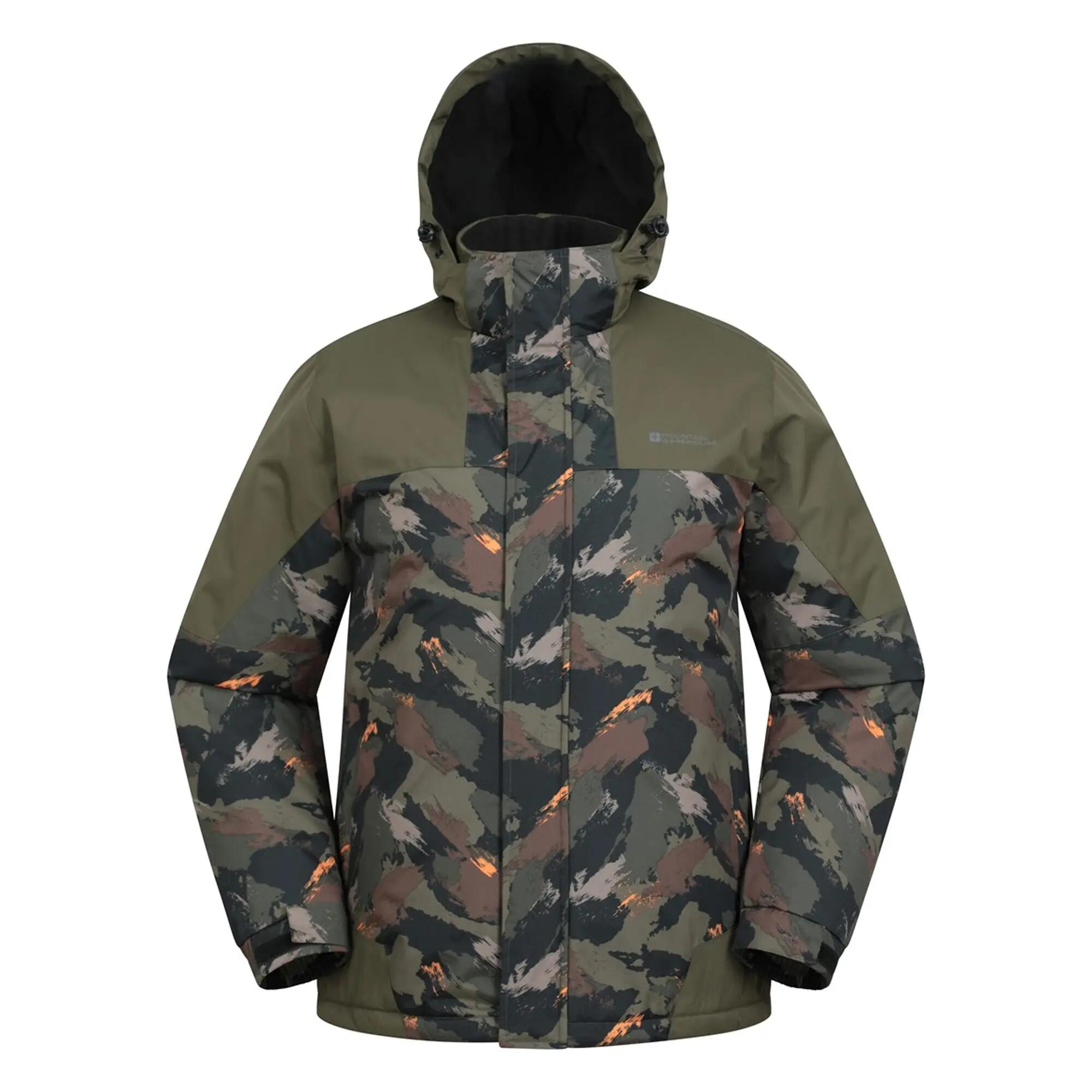 Mens Camo Ski Jacket & Trousers (Khaki Brown) 4/6