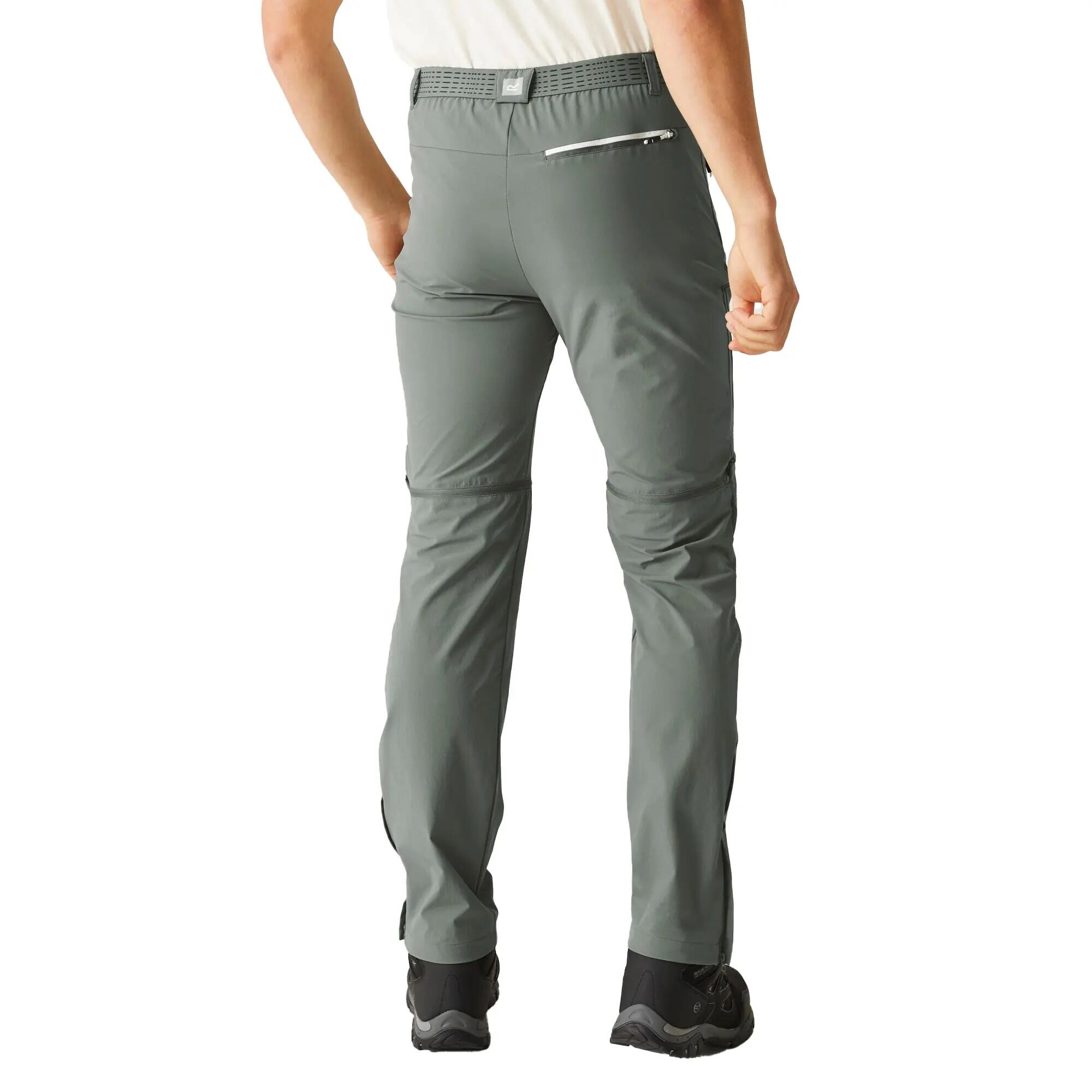 Pantalon À Taille Semiélastiquée 2en1 MOUNTAIN Homme (Vert Pâle) 6/6