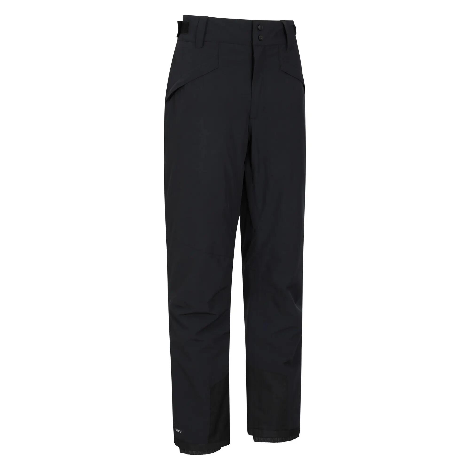 Uomo Elasticizzato A 4 Vie Pantaloni Da Sci Mountain Warehouse Orbit II Carbonio 5/5