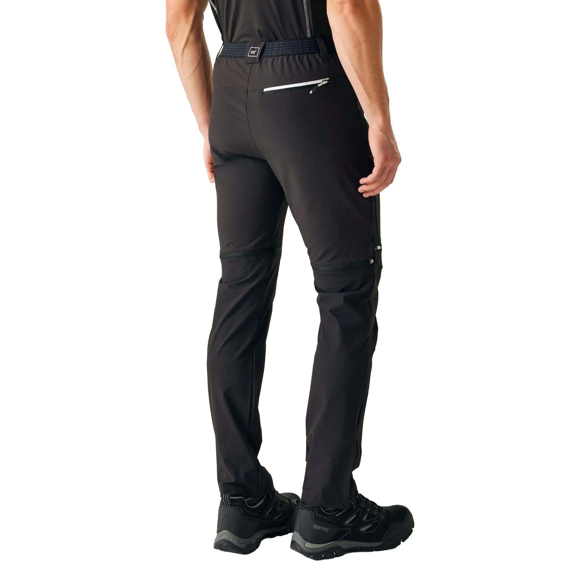 Pantalon À Taille Semiélastiquée 2en1 MOUNTAIN Homme (Noir) 6/6