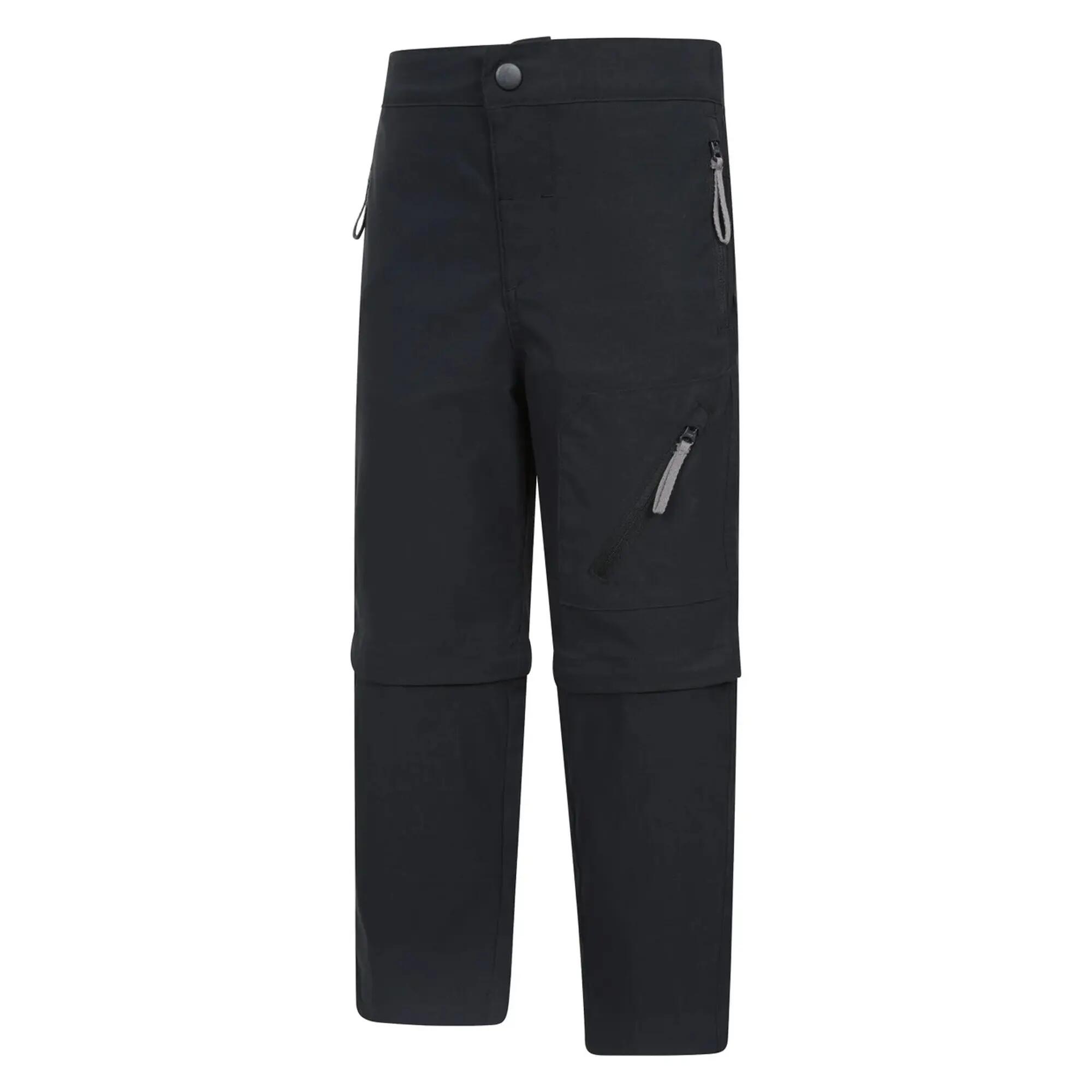 Pantalone Impermeabile Cerniera Rimovibile Bambini Mountain Warehouse Forest 3/4