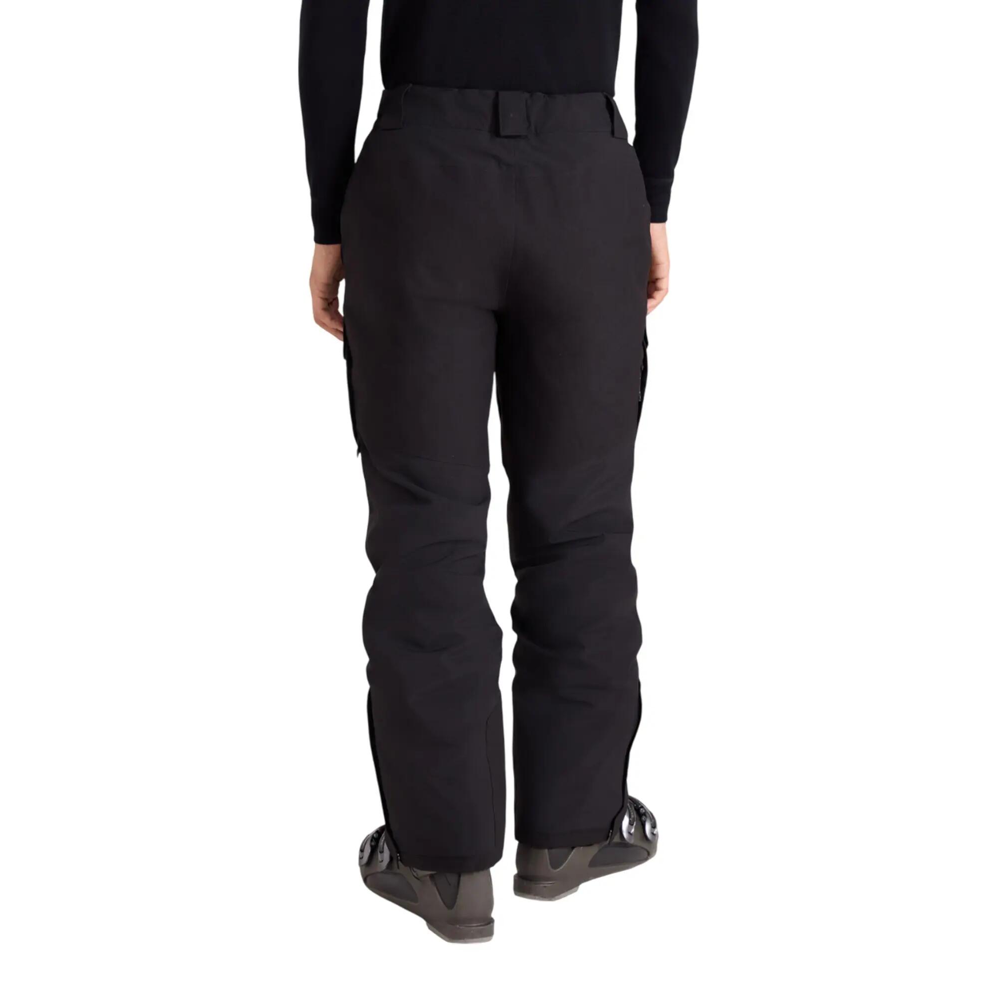 Uomo Impermeabile Tasca Cargo Pantaloni Da Sci Mountain Warehouse Ariel Nero 5/6
