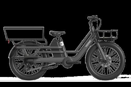 Vélo cargo Longtail électrique adulte urbain 75Nm 150km DAY CARGO 3 Pro Noir