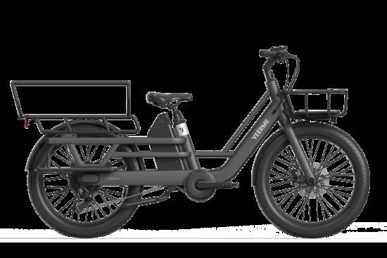 Vélo cargo Longtail électrique adulte urbain 75Nm 150km DAY CARGO 3 Pro Noir