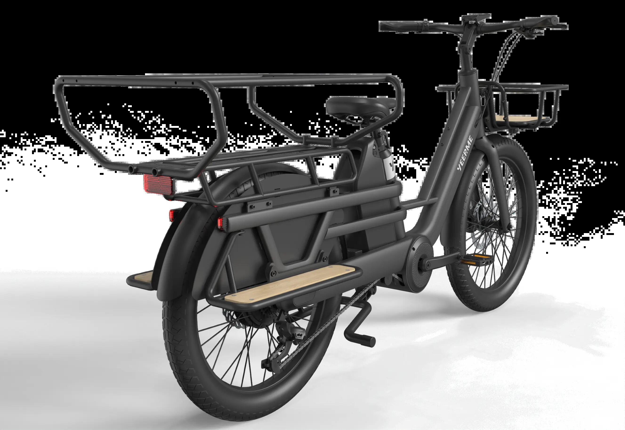 E-Cargo Bike Longtail Erwachsene urban 75Nm 24" 120km DAY CARGO 3 Schwarz 3/15