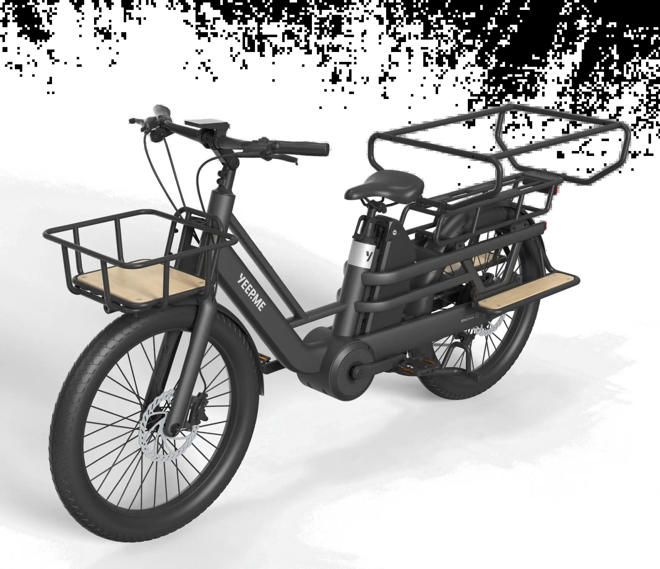 E-Cargo Bike Longtail Erwachsene urban 75Nm 24" 120km DAY CARGO 3 Schwarz 2/15