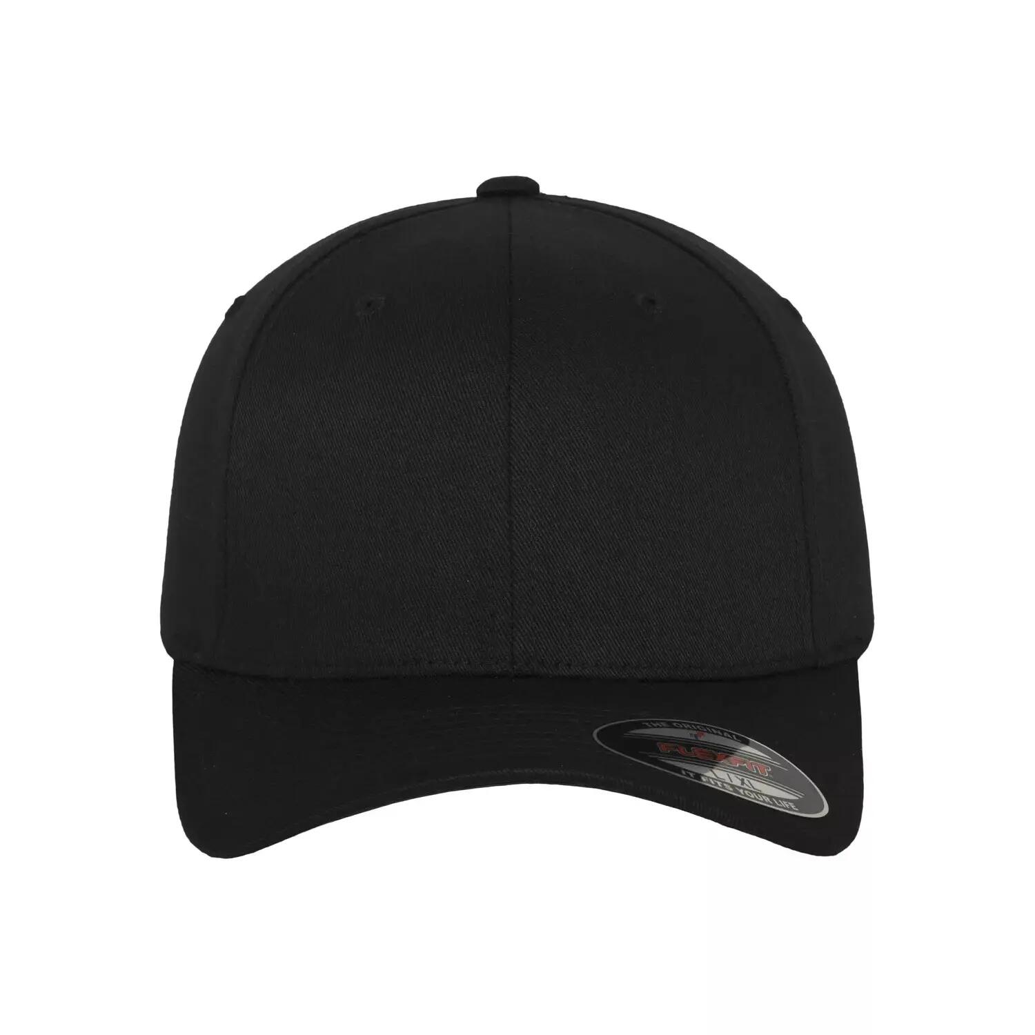 Boné de basebol em lã penteada (Preto) 5/5