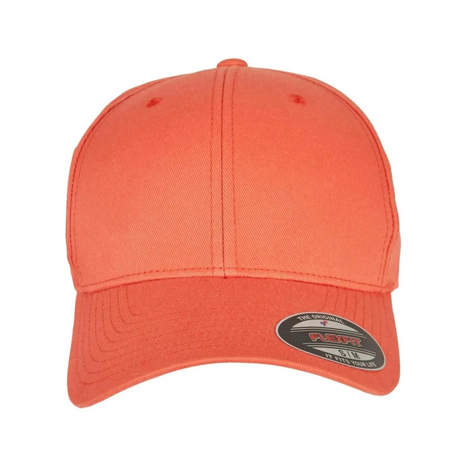 Boné de basebol em lã penteada (Laranja picante) 5/5