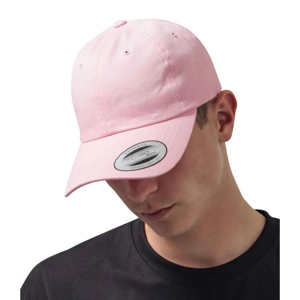 Casquette À Profil Bas Adulte (Rose) 5/5