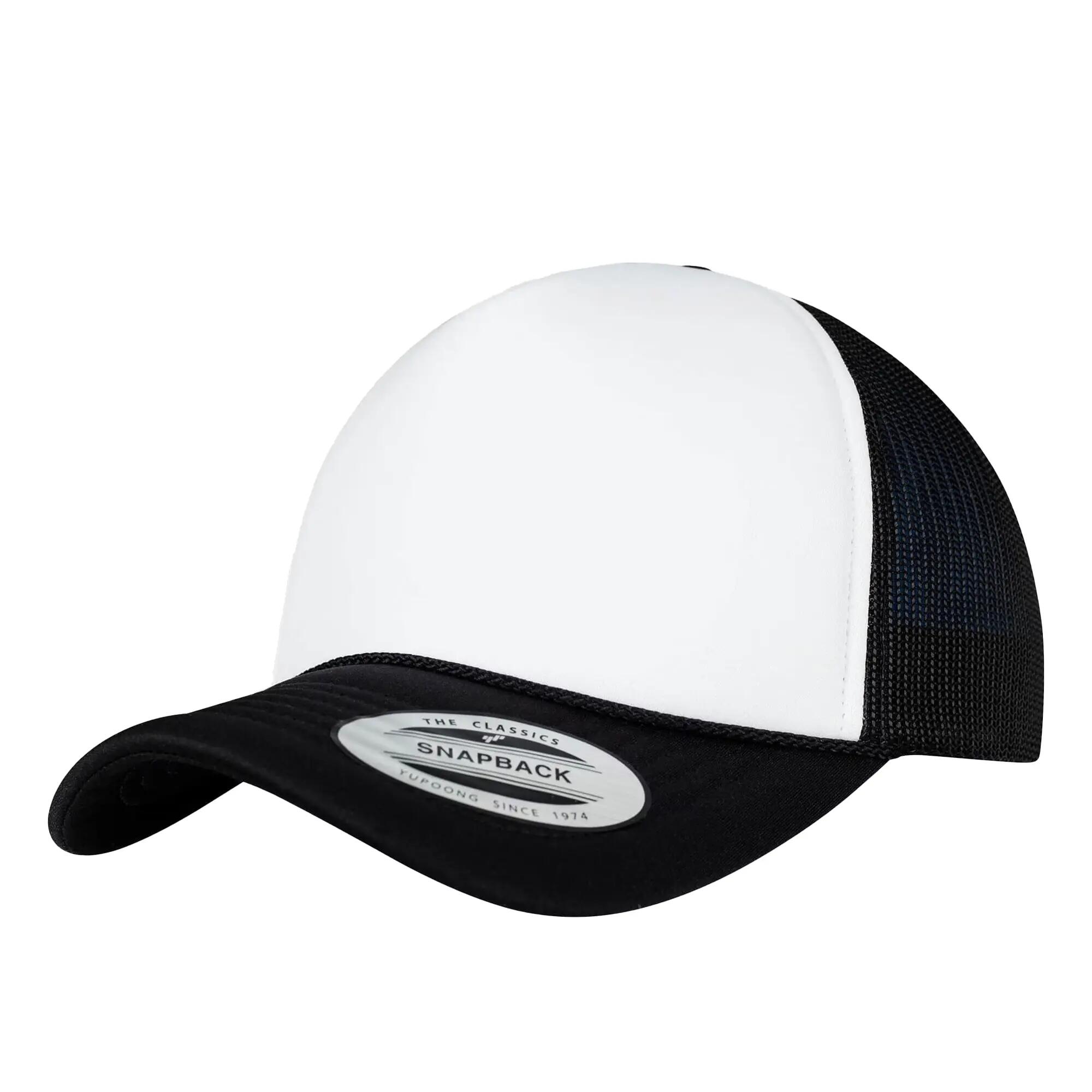 Cappellino Da Camionista Visiera Curva Flexfit Nero Bianco 5/5