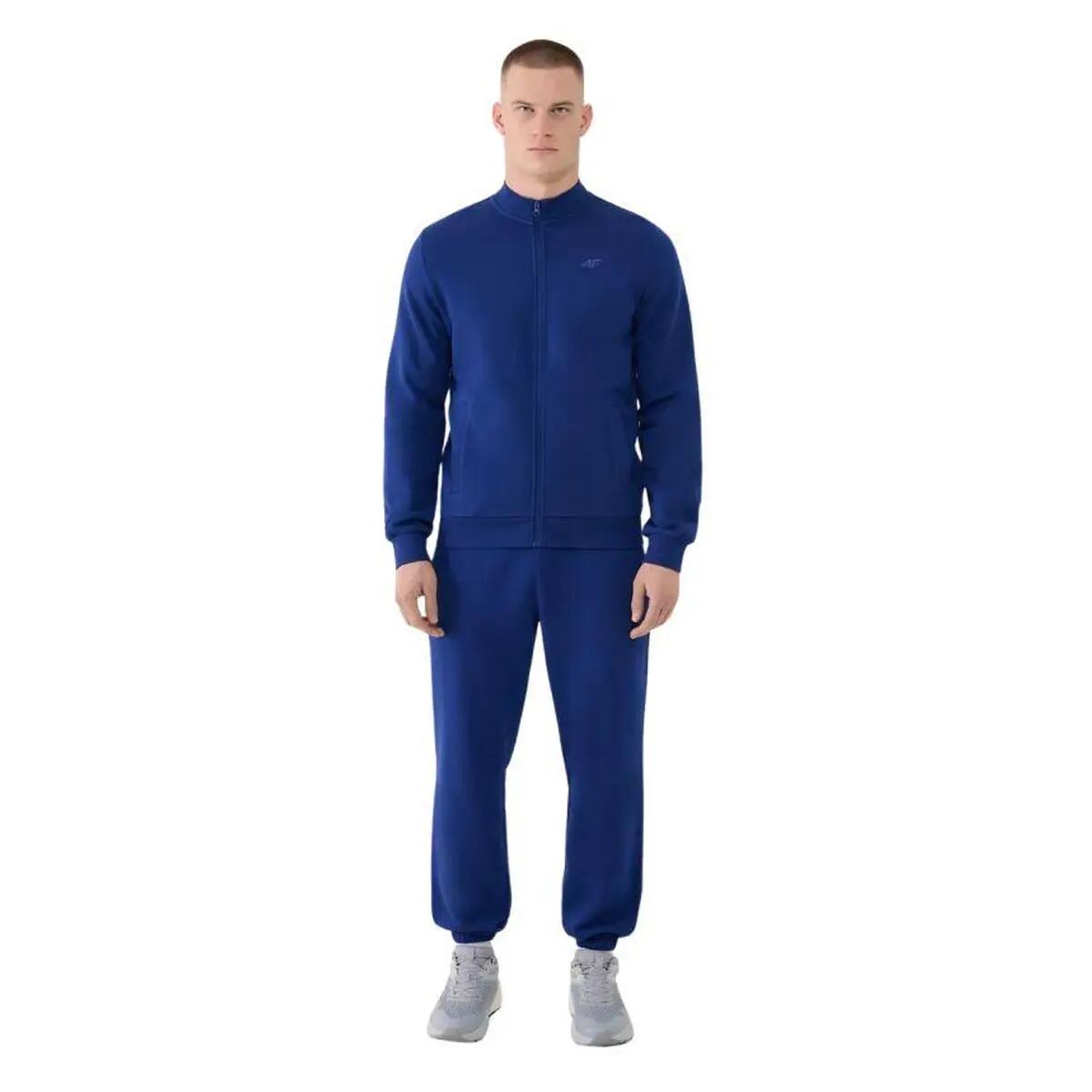 Heren WMM00TTROM1139 Joggingbroek (Marineblauw) 5/6