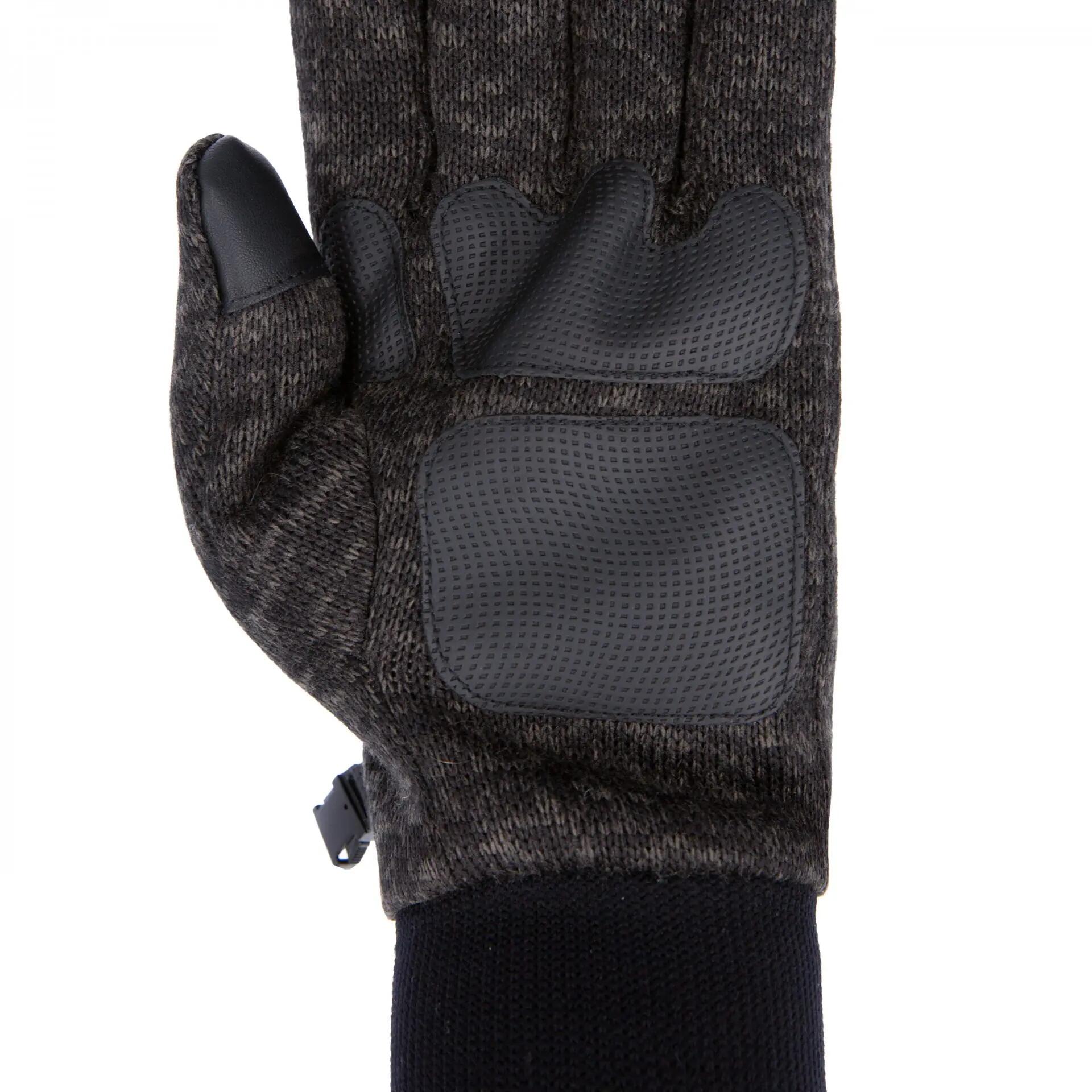 Adulto Unisex ! Guanti Invernali 100% Poliestere Trespass Tetra Grigio Scuro 6/7