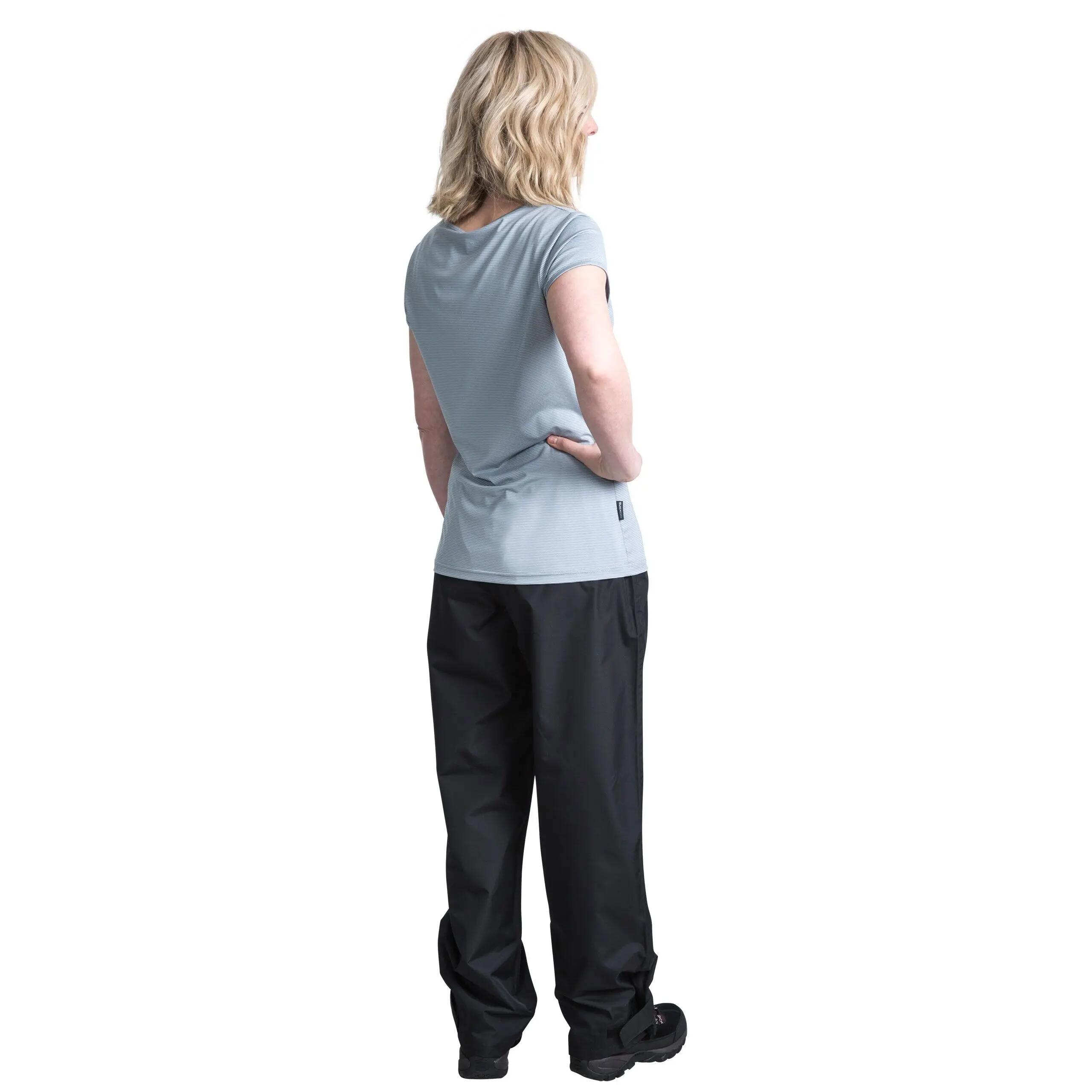Pantaloni Impermeabili Donna Trespass Tutula Nero 7/7