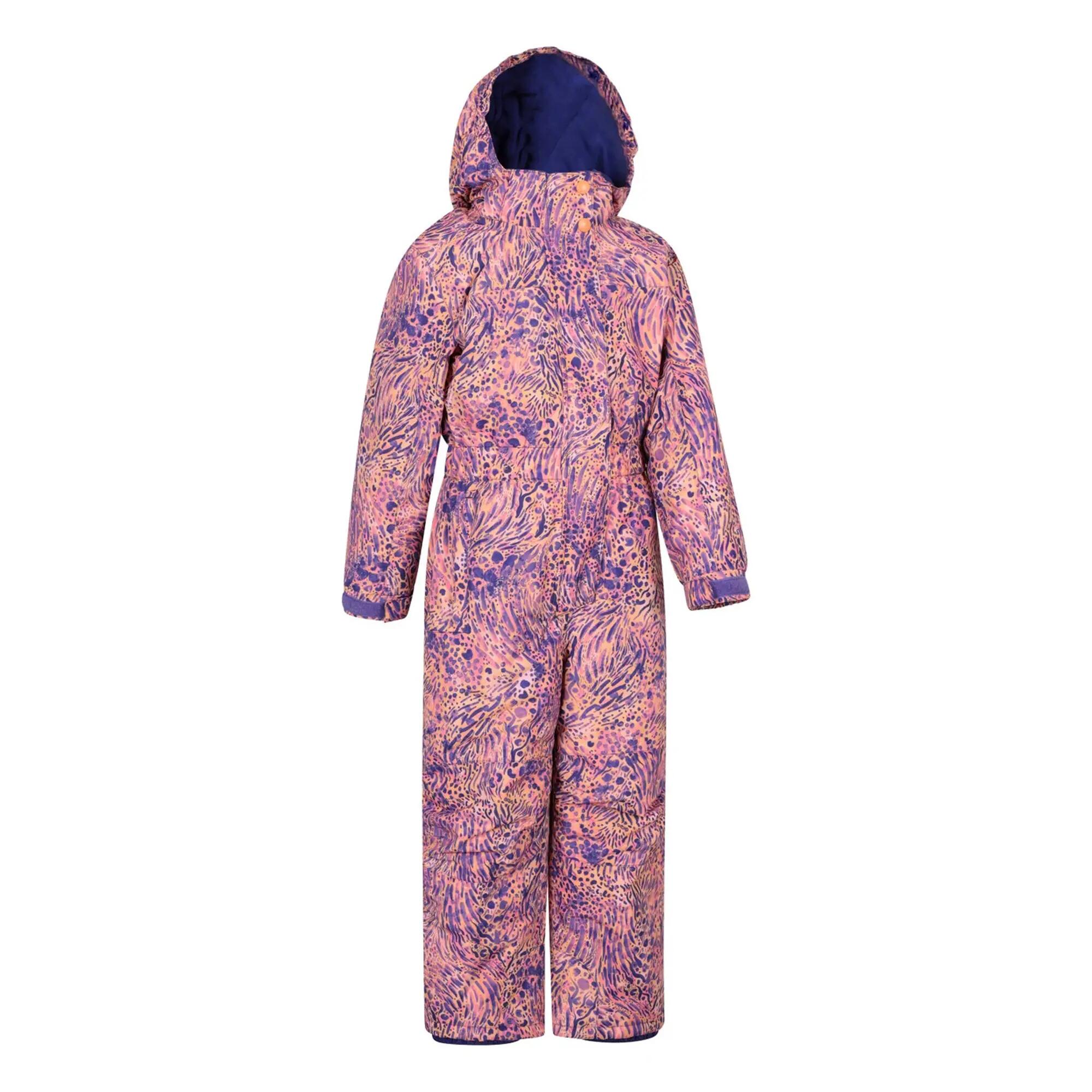 Childrens/Kids All In One Cloud Snowsuit (Coral) 4/4