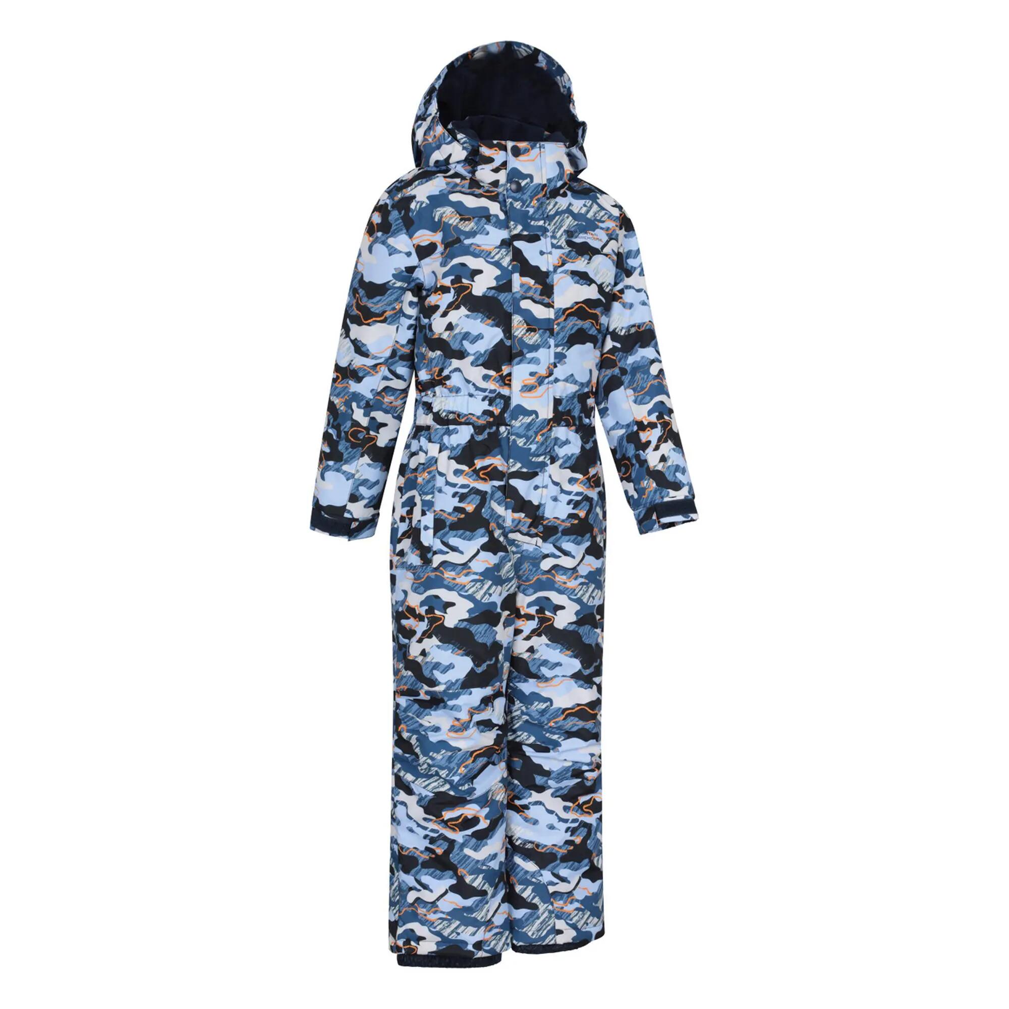 "All In One" Schneeanzug für Kinder Blassblau 4/4
