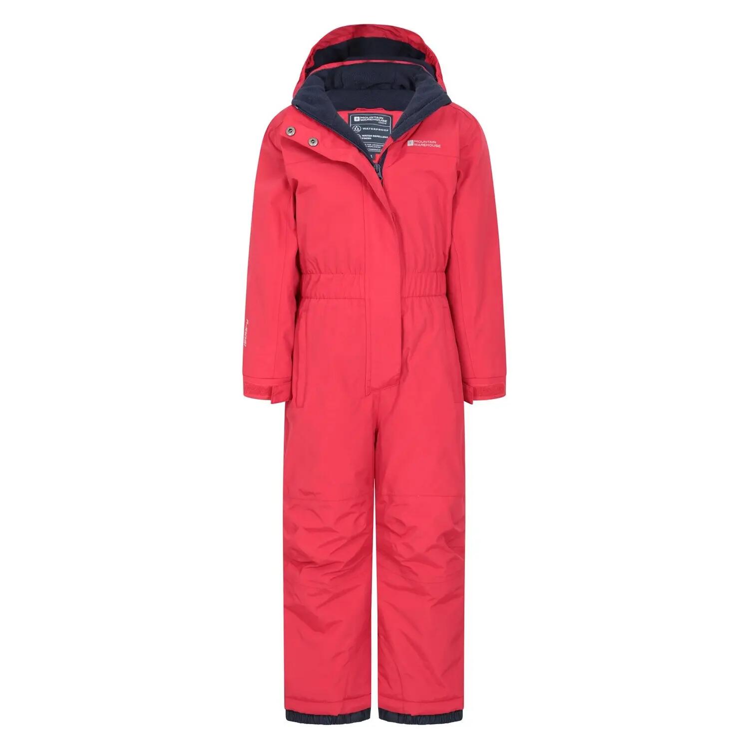 Childrens/Kids Cloud All In One Waterproof Snowsuit (Active Red) 5/5