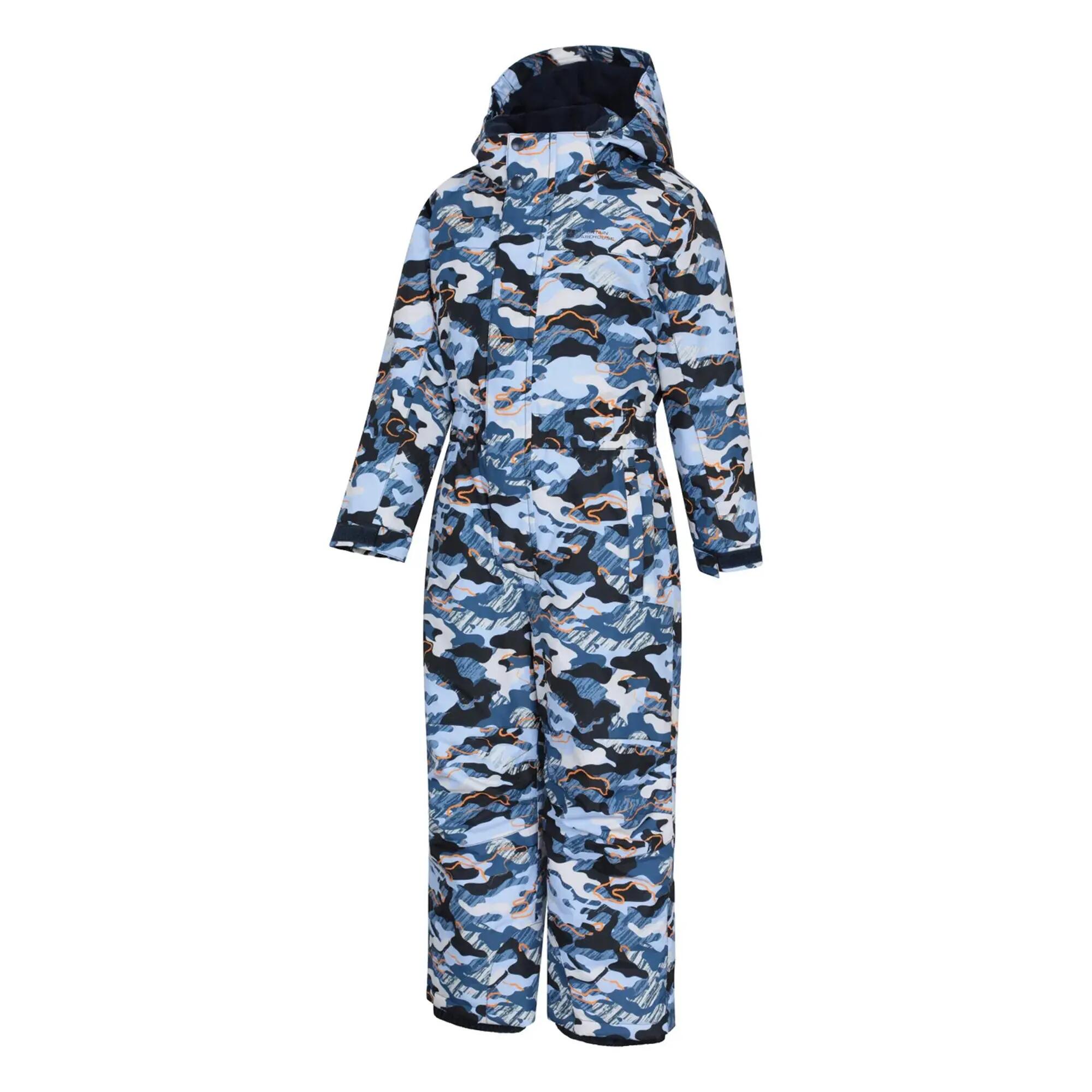 "All In One" Schneeanzug für Kinder Blassblau 3/4