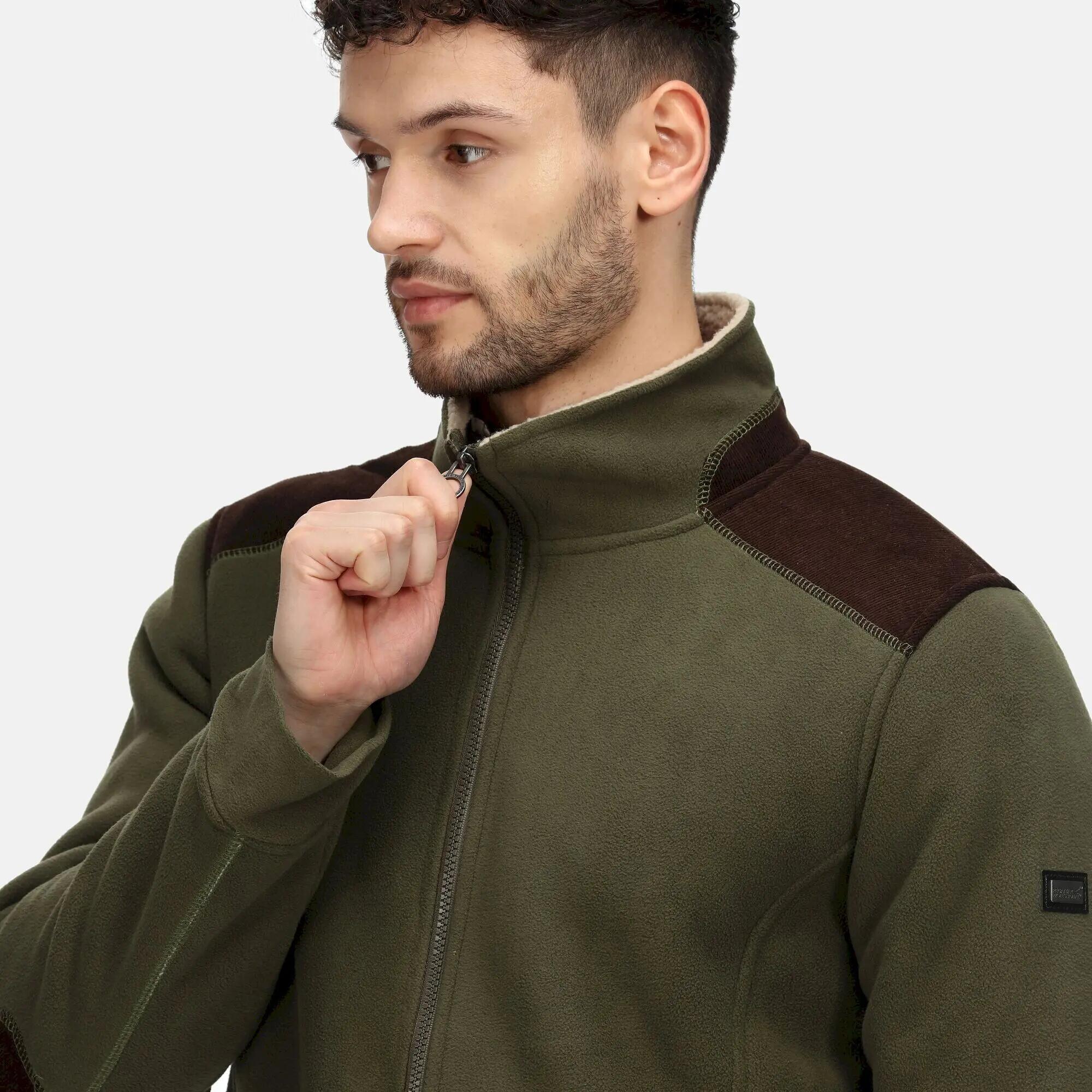 Veste Polaire Homme (Kaki Foncé) 7/7