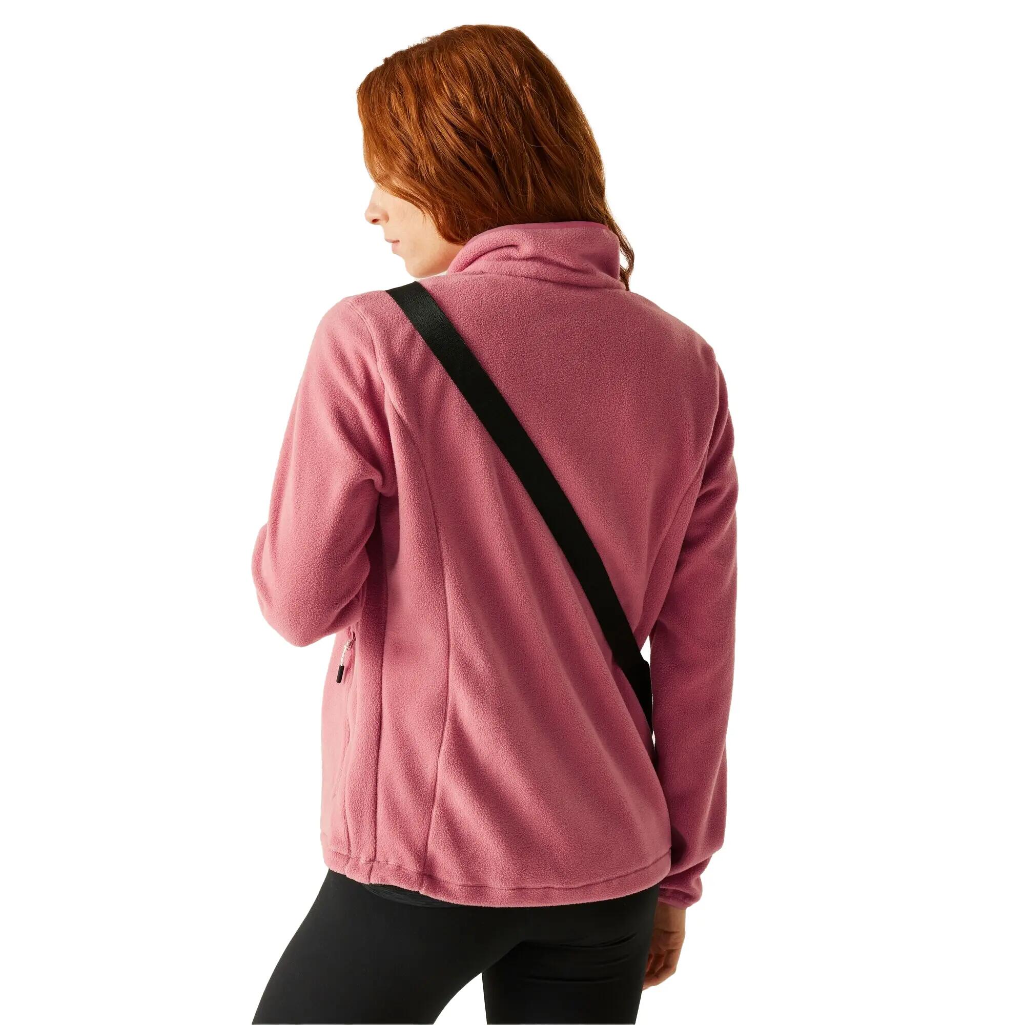 Giacca In Pile Cerniera Su Intera Lunghezza Donna Regatta Floreo IV Rosa Polvere 6/6
