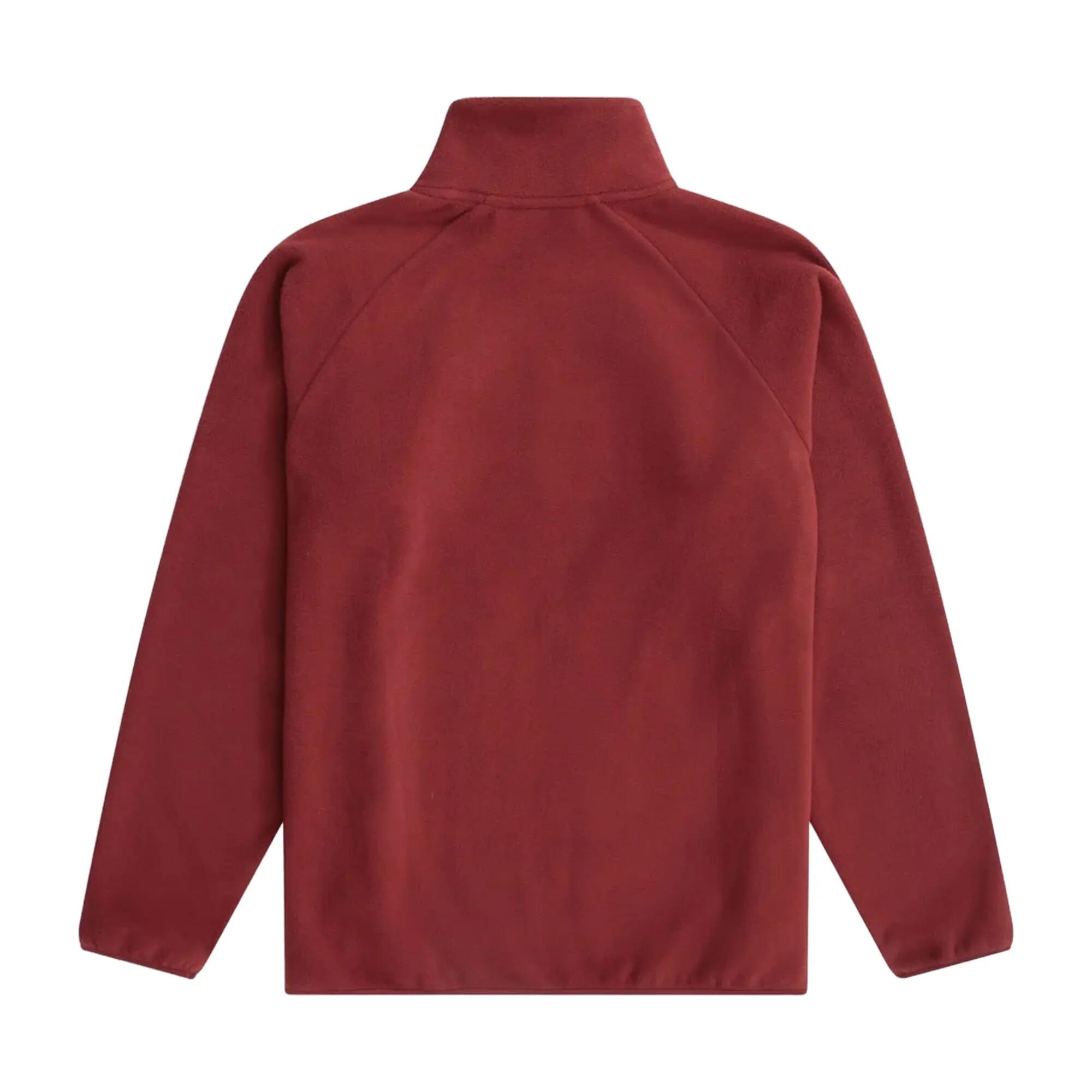 "Stockholm" Fleecejacke Durchgehender Reißverschluss für Herren Rot 3/3