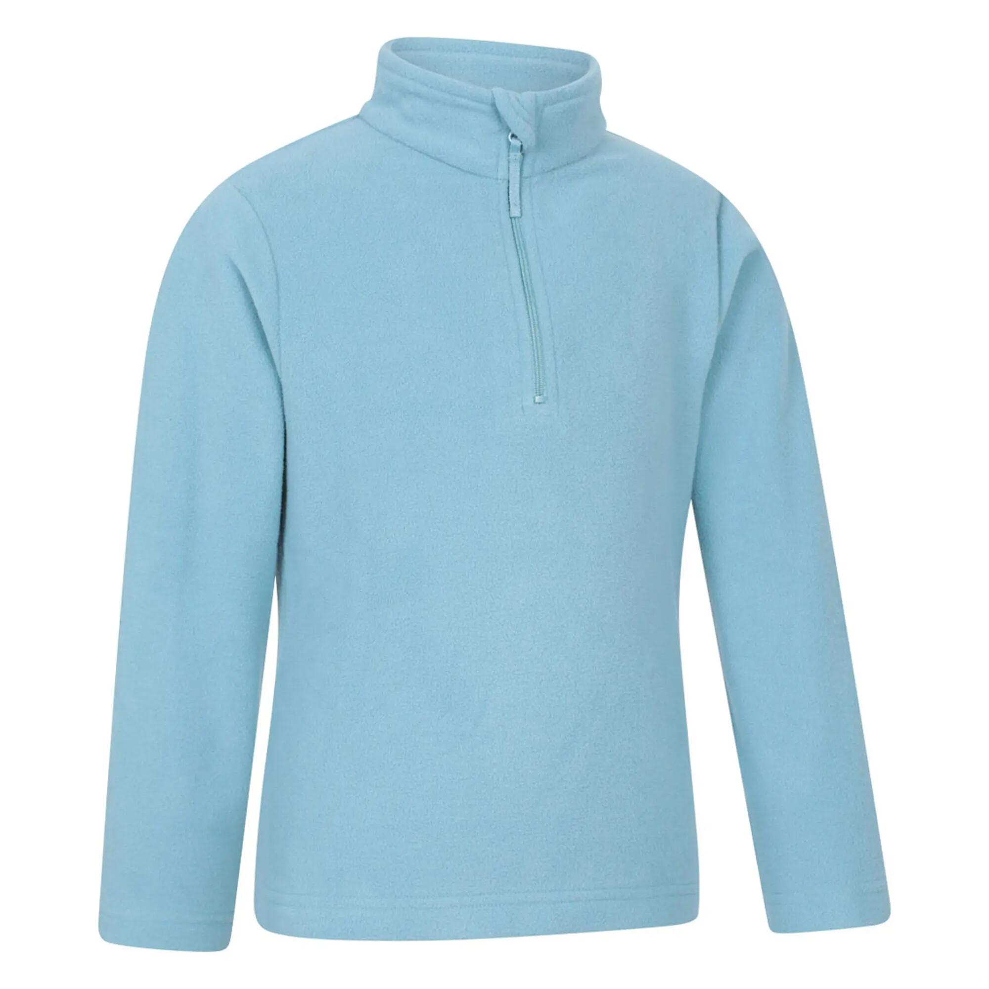 "Camber II" Fleecejacke mit halbem Reißverschluss für Kinder Petrol 4/4