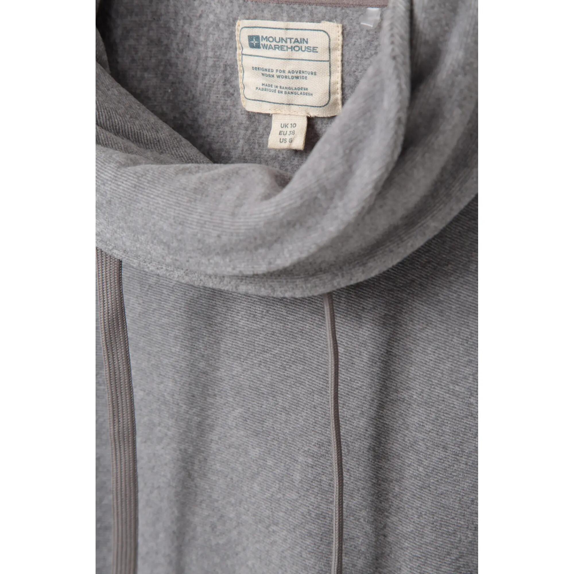 Felpa In Pile Collo A Cappuccio Donna Mountain Warehouse Hebridean Grigio Scuro 5/5