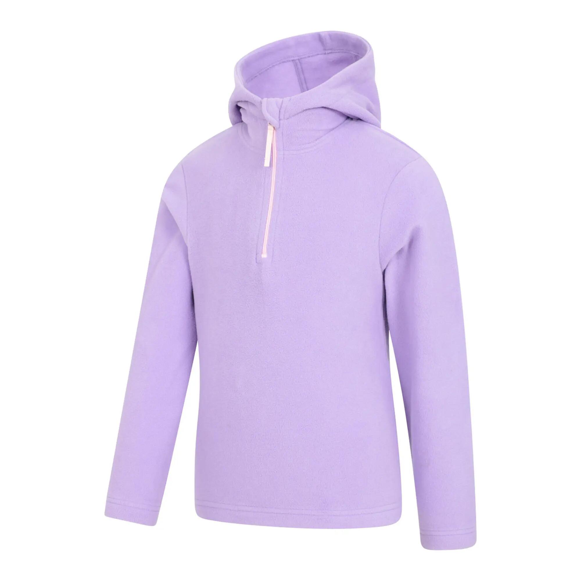 Felpa Con Cappuccio Bambini Mountain Warehouse Camber II Lilla 3/4