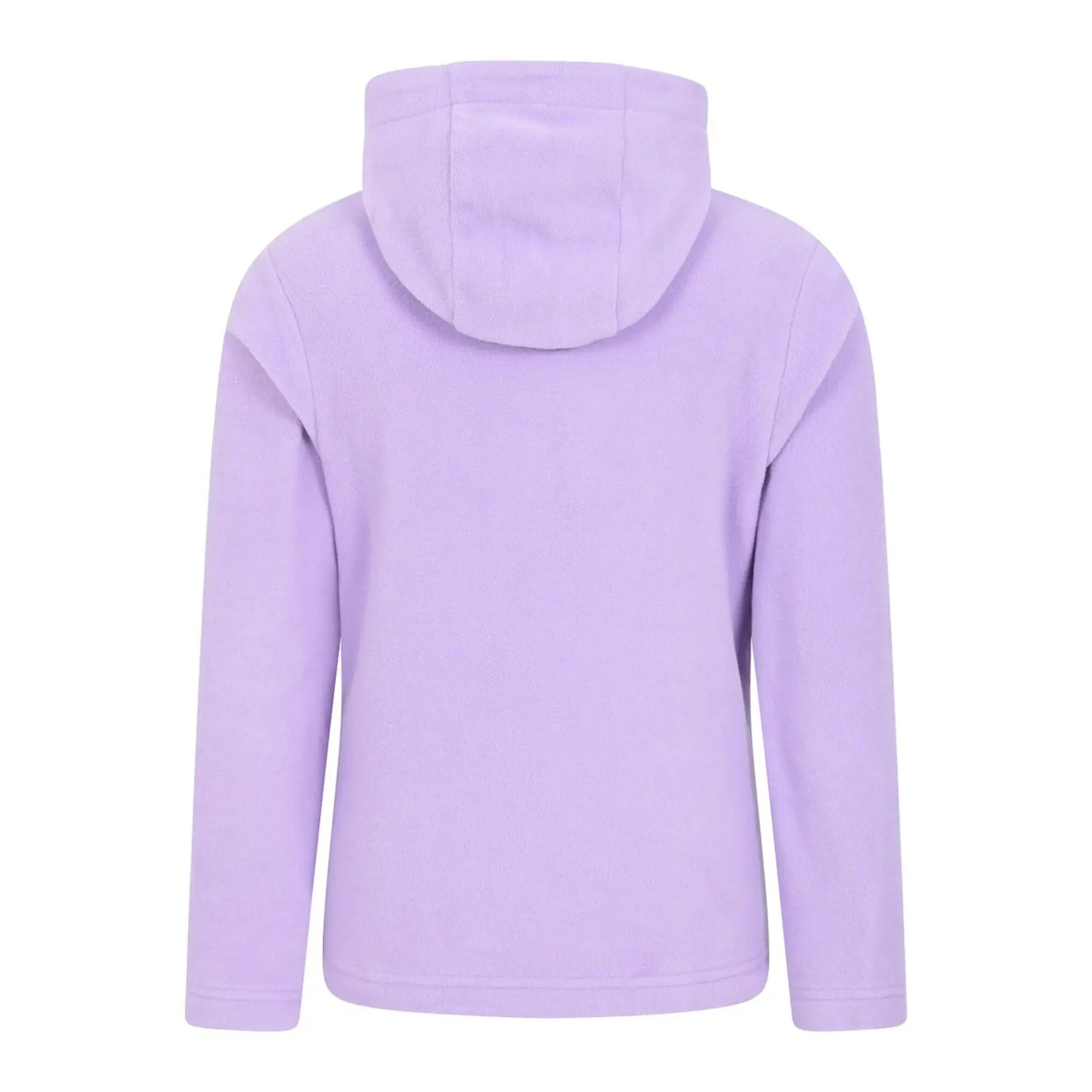 Felpa Con Cappuccio Bambini Mountain Warehouse Camber II Lilla 2/4