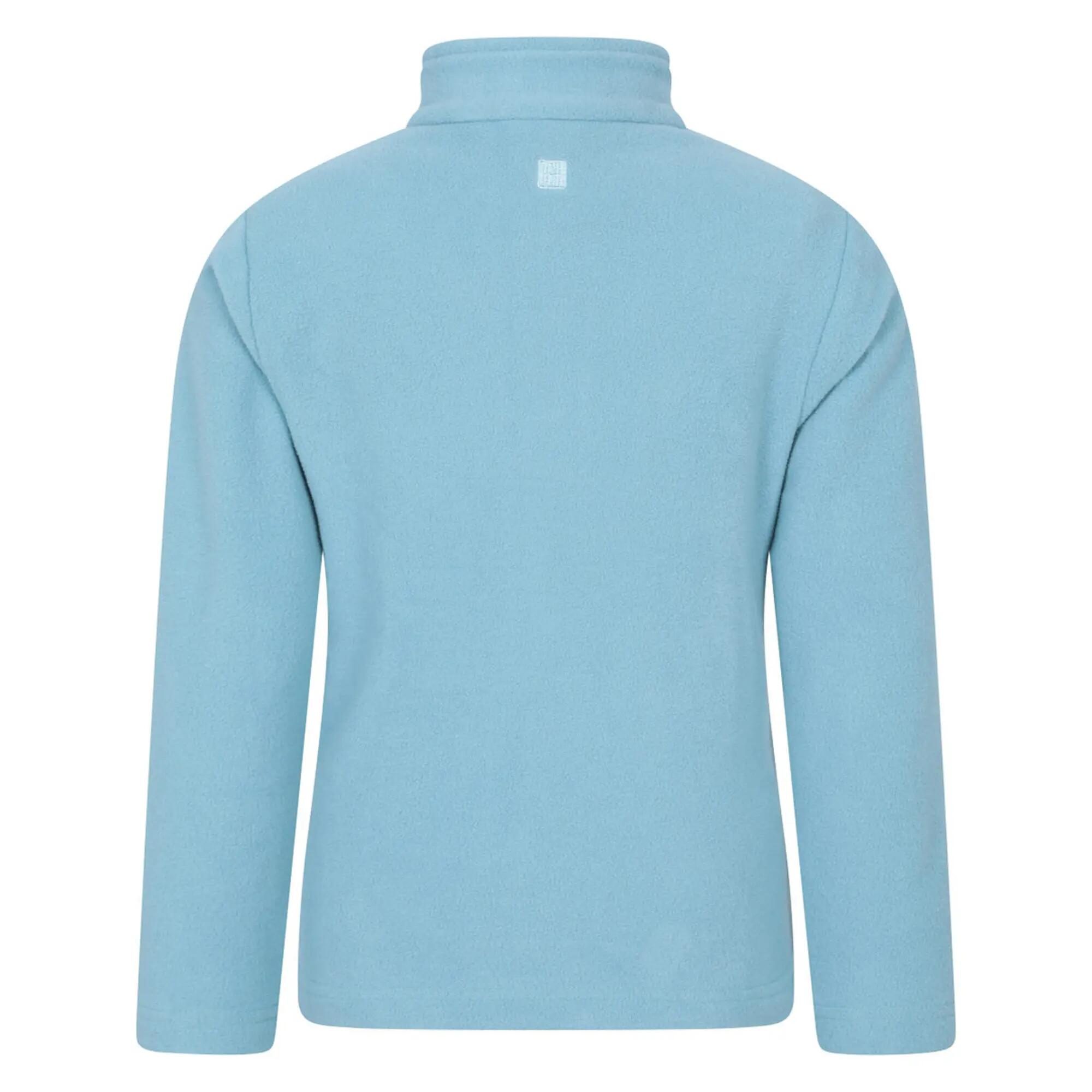 "Camber II" Fleecejacke mit halbem Reißverschluss für Kinder Petrol 2/4