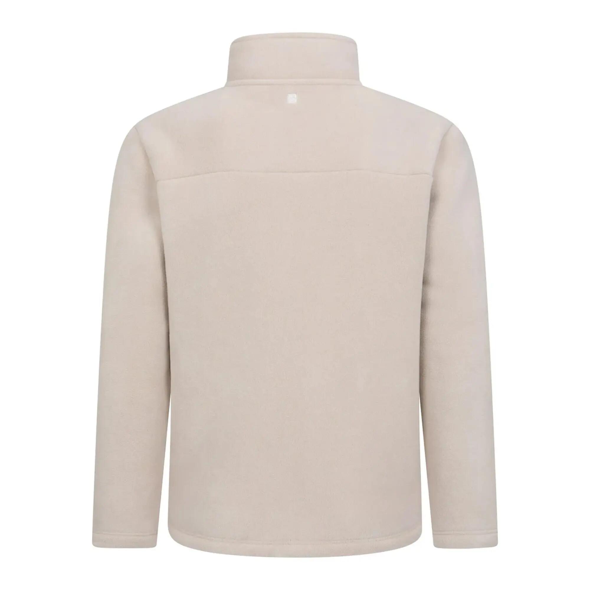 Mens Highland Full Zip Fleece (Beige) 2/4