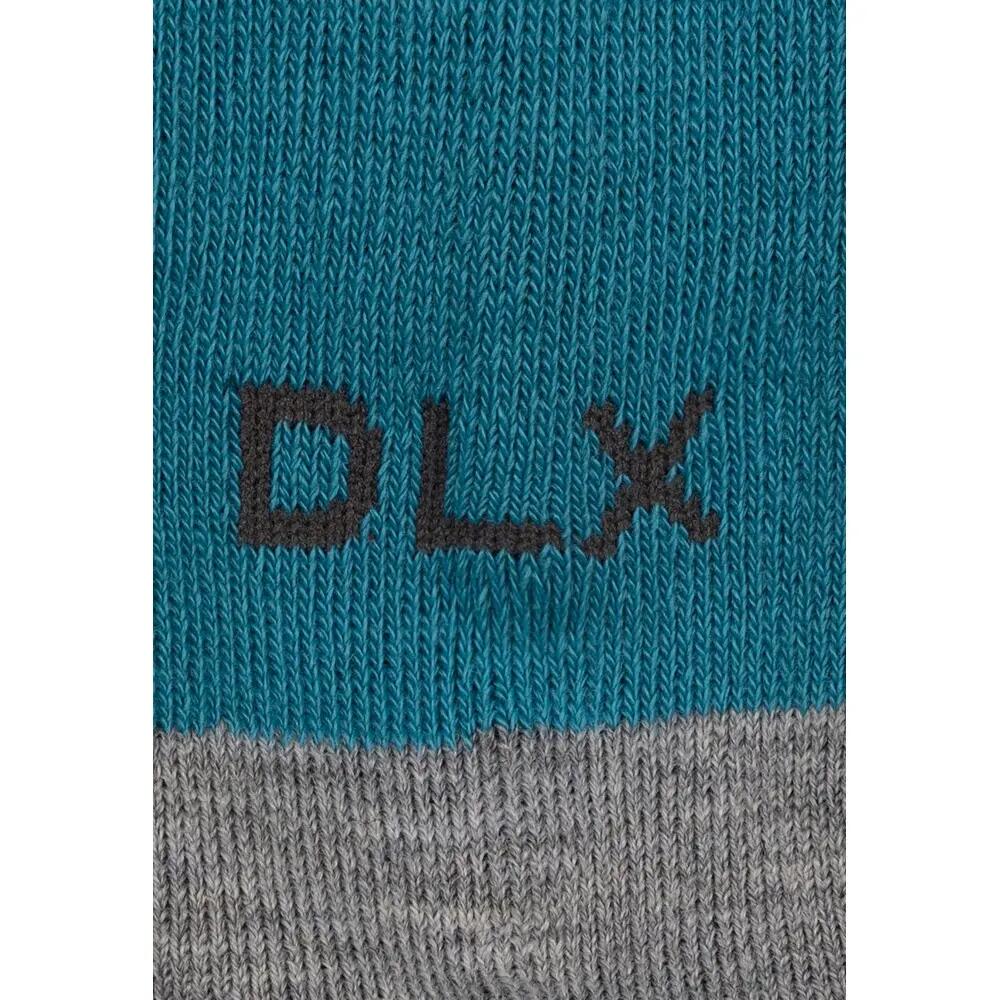 Calcetines de Esquí Icy para Adultos Unisex Negro, Azul Tormenta 6/7