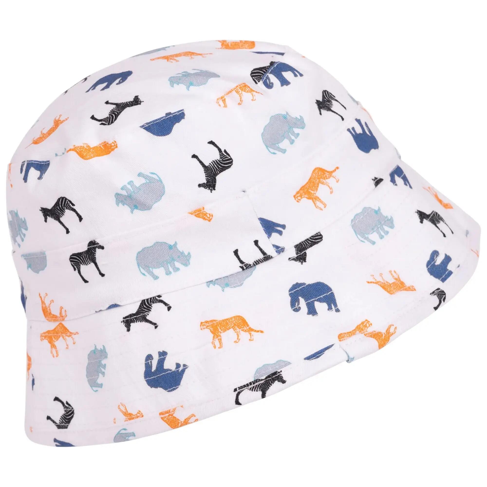 Cappello A Secchiello Animali Da Safari Bambini Trespass Zebdee Bianco 6/6