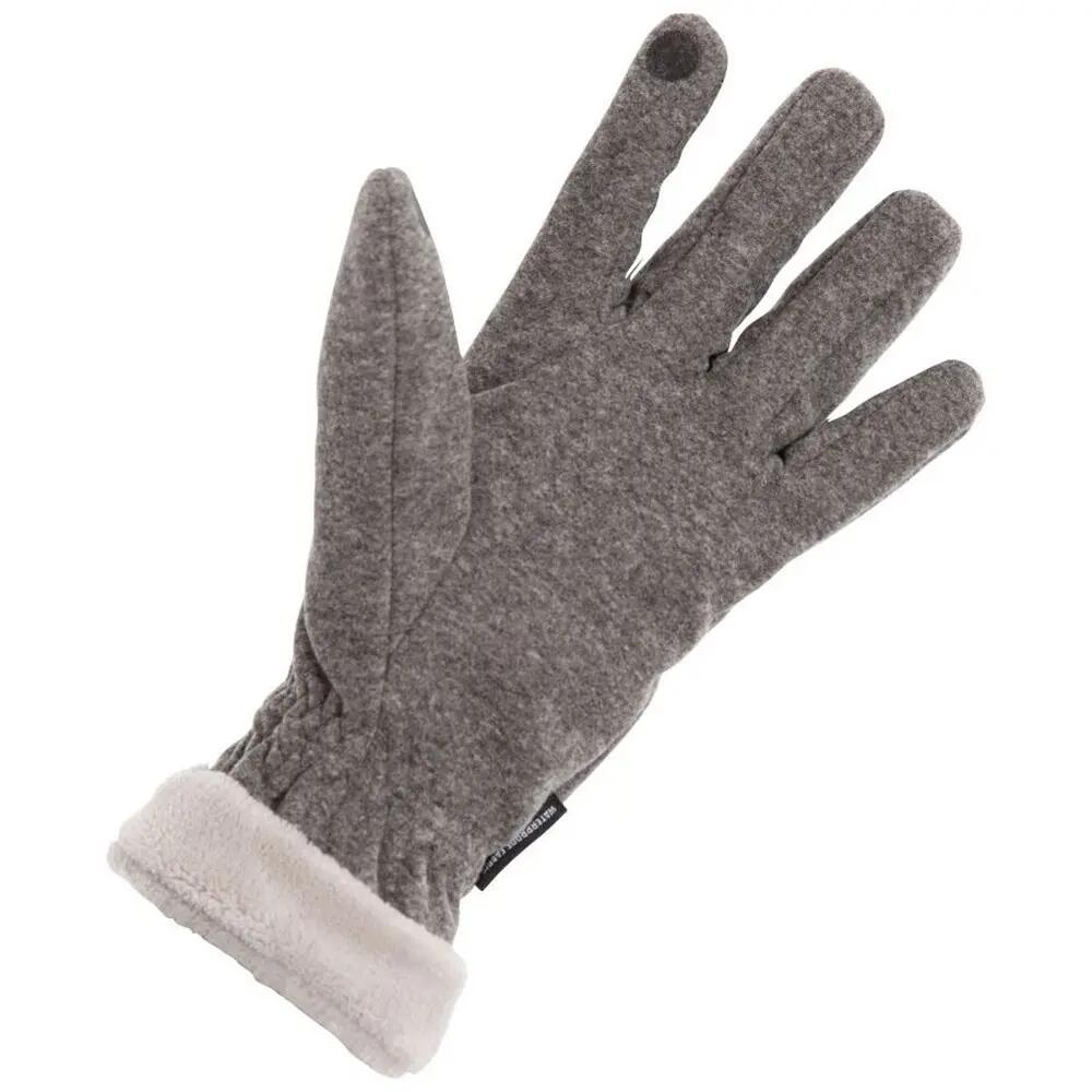 Handschuhe "Viola" Damen Kohlen-Schwarz meliert 6/6