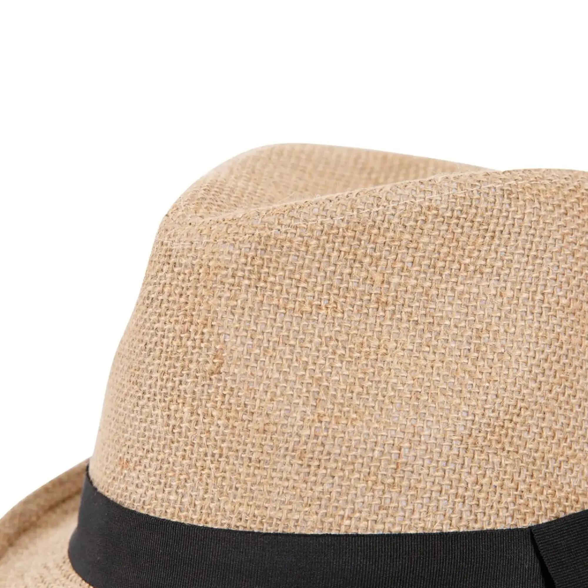 Chapeau FEDORA Adulte (Beige Pâle) 6/6