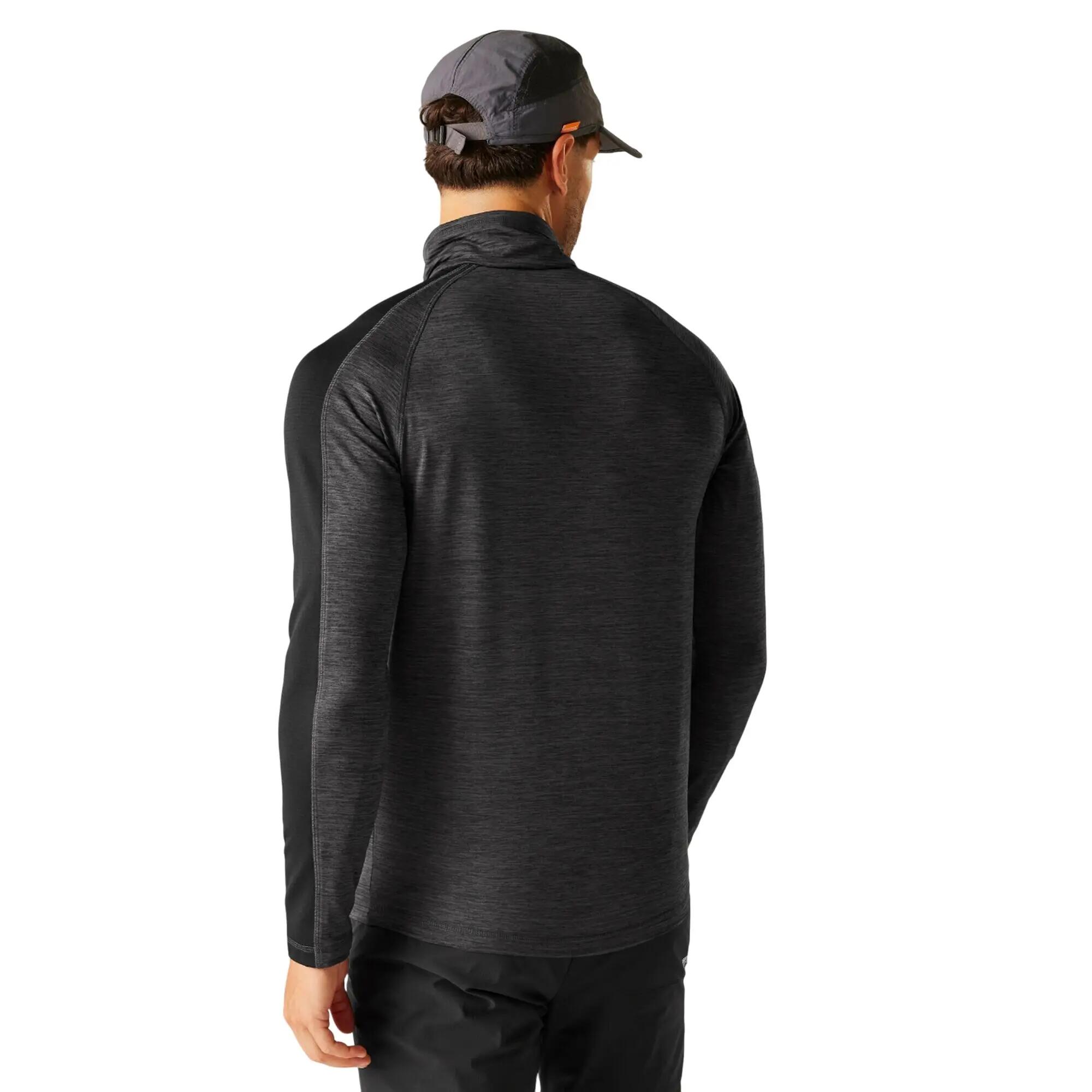Giacca In Pile Uomo Regatta Hepley Cenere Nero 6/7