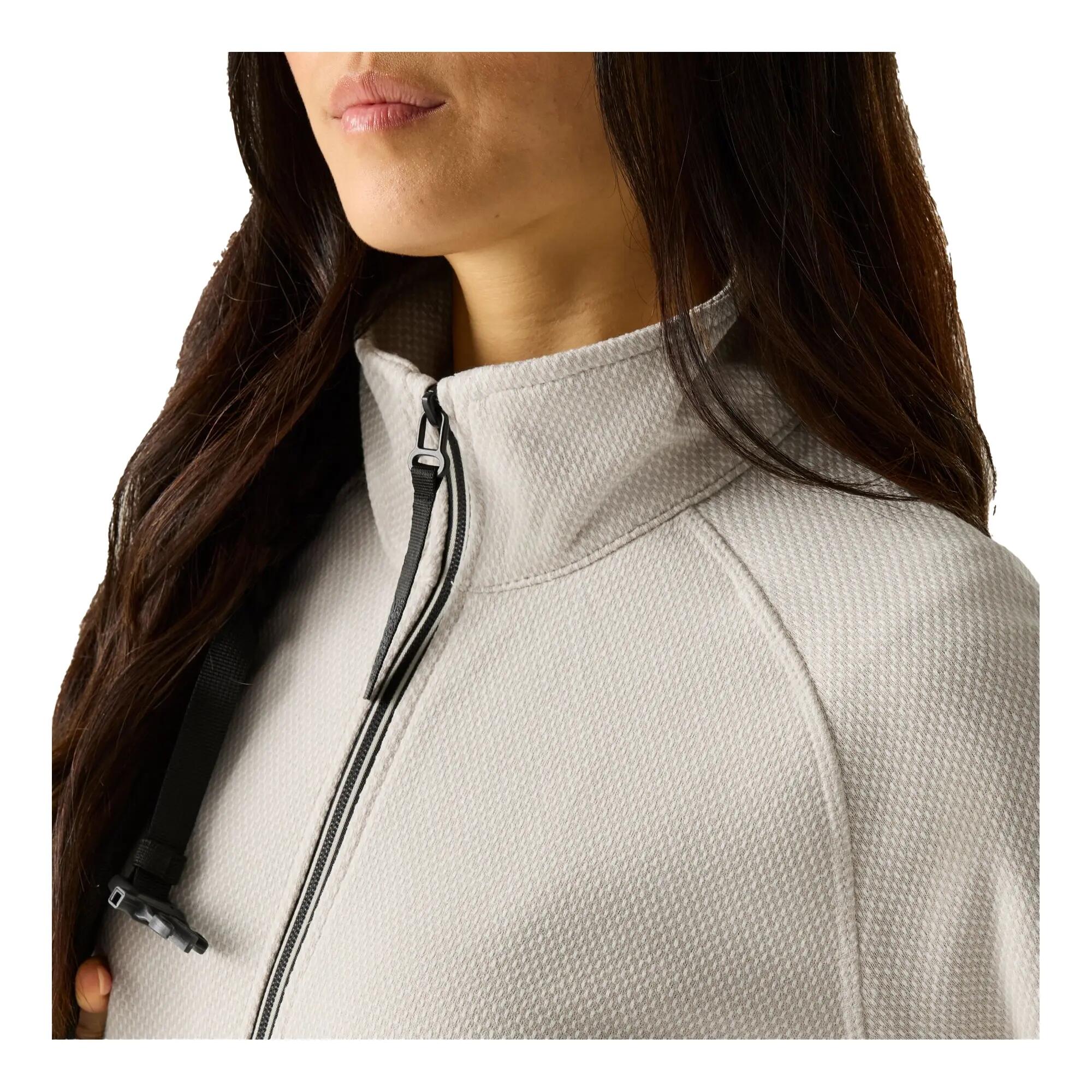 Veste Polaire Col Montant LILIENA Femme (Blanc / Blanc Cassé) 6/6
