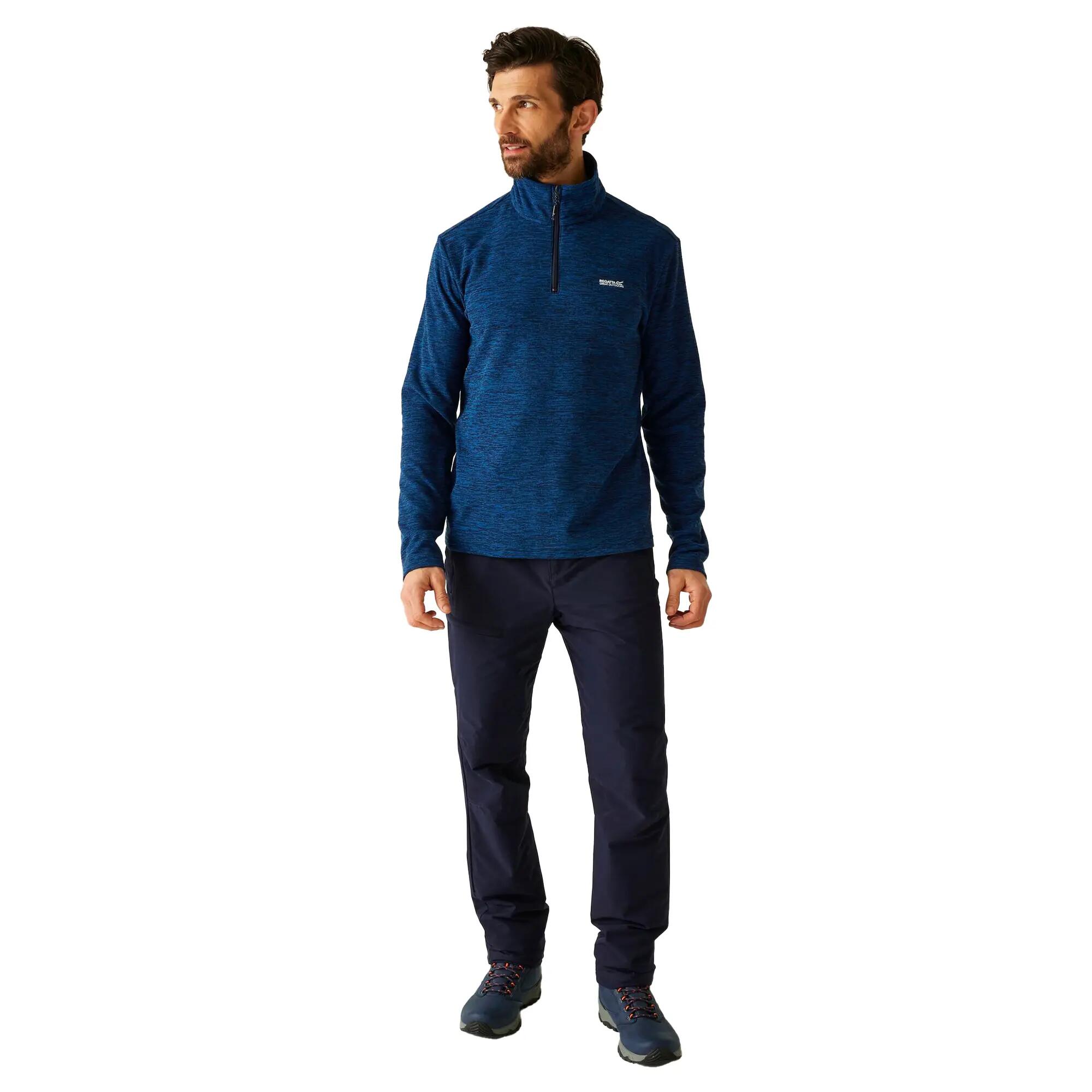 "Thompson" Fleecejacke für , mit halbem Reißverschluss, meliert Herren 6/6