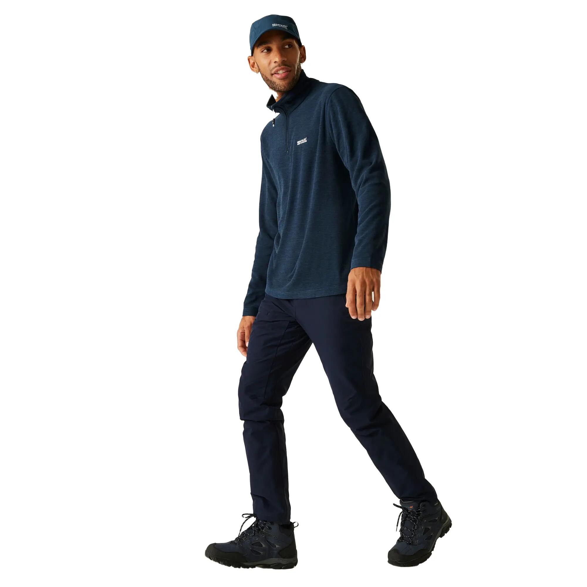Haut Polaire À Col Montant Zippé THOMPSON Homme (Bleu Nuit) 6/6